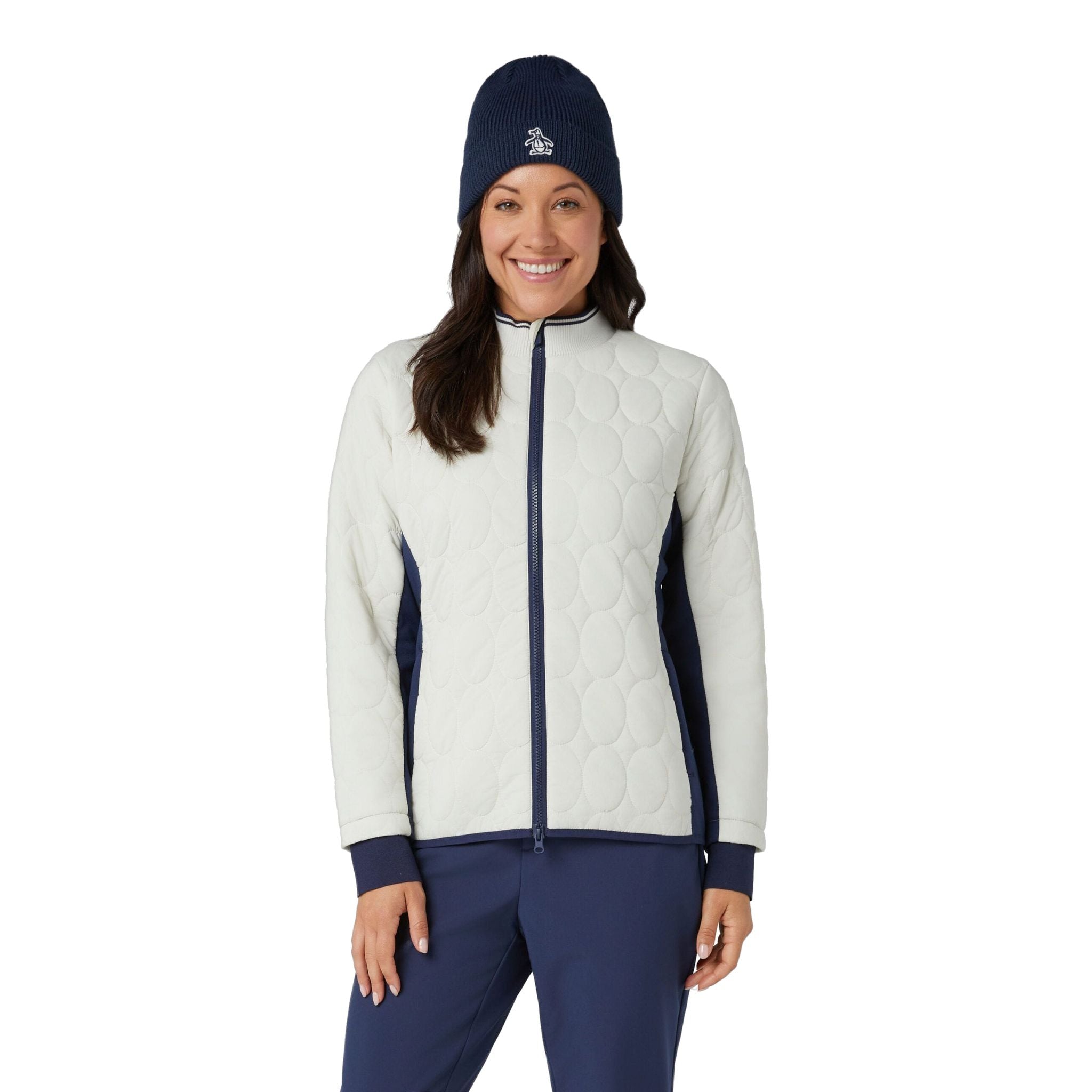 Original Penguin Quilted Puffer Jacke Damen