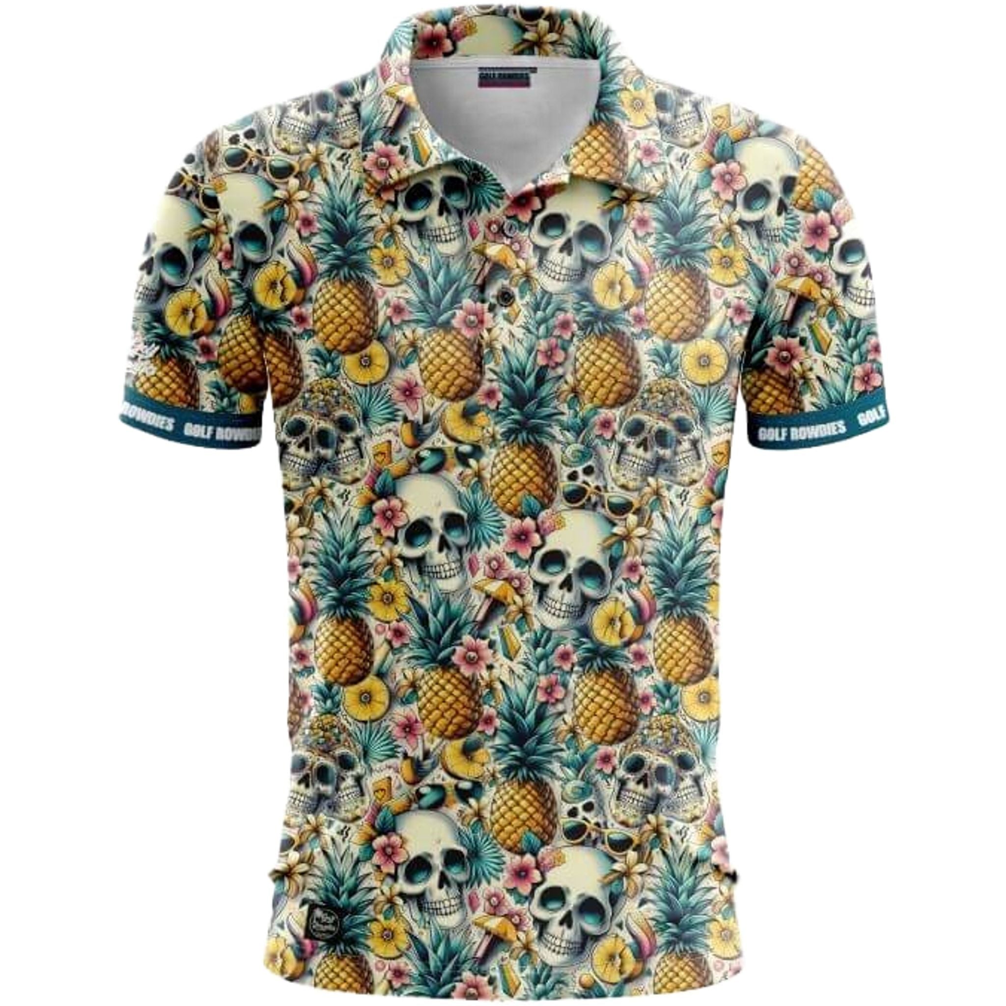 Golf Rowdies Ananas Polo Herren