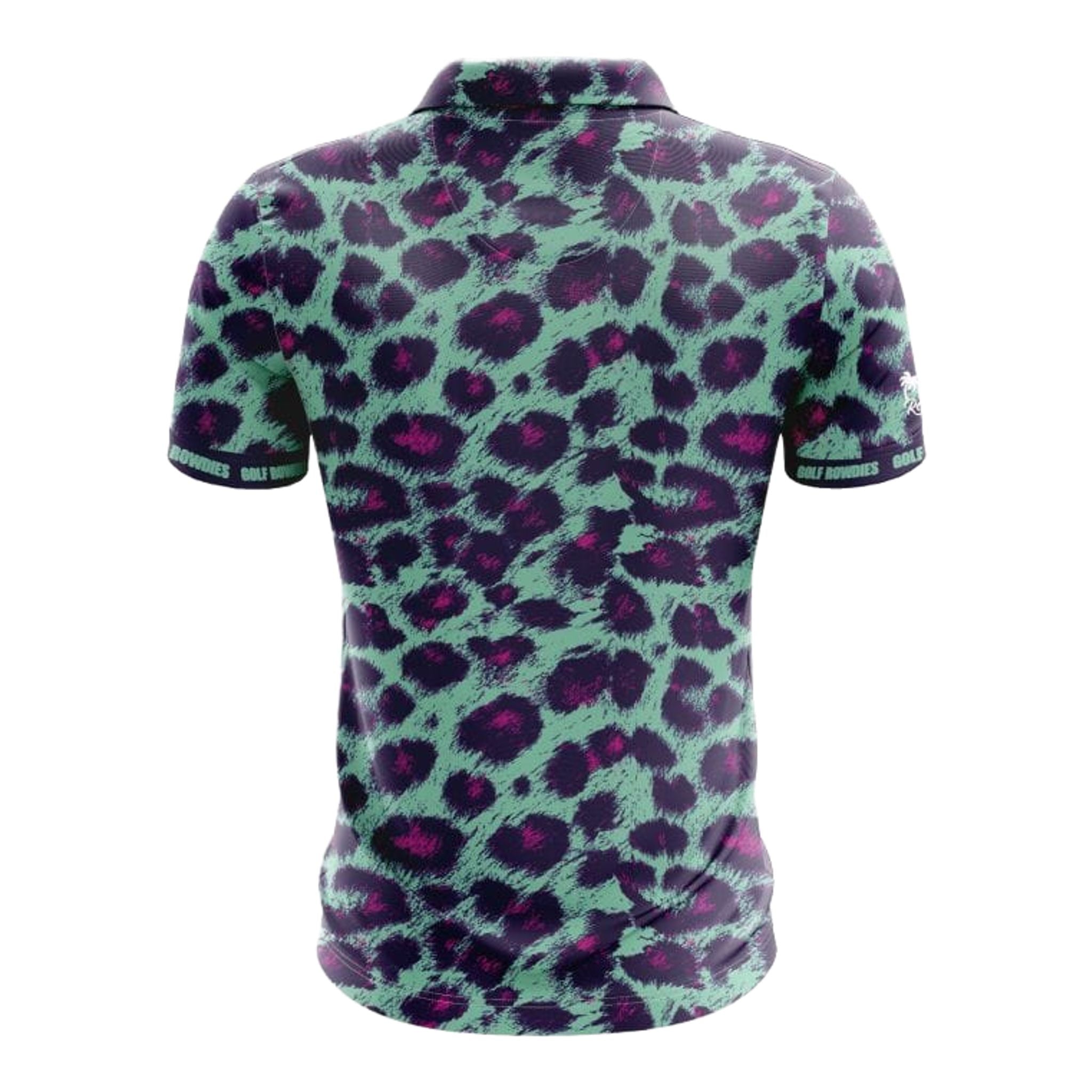 Golf Rowdies Leopard Polo Herren