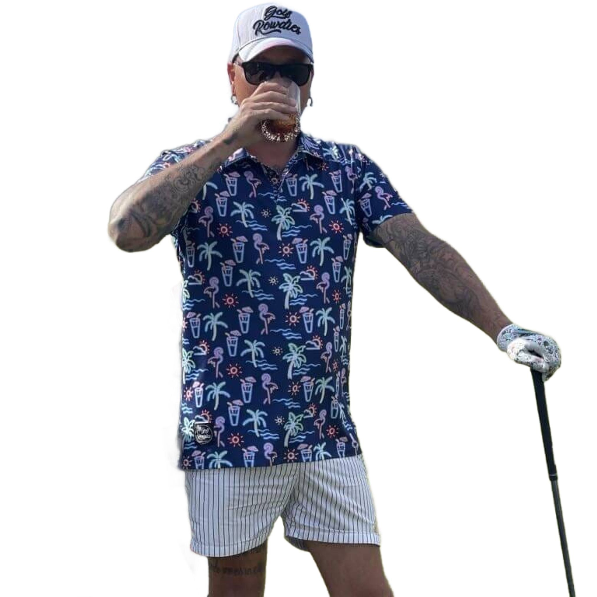 Golf Rowdies Cocktail Polo