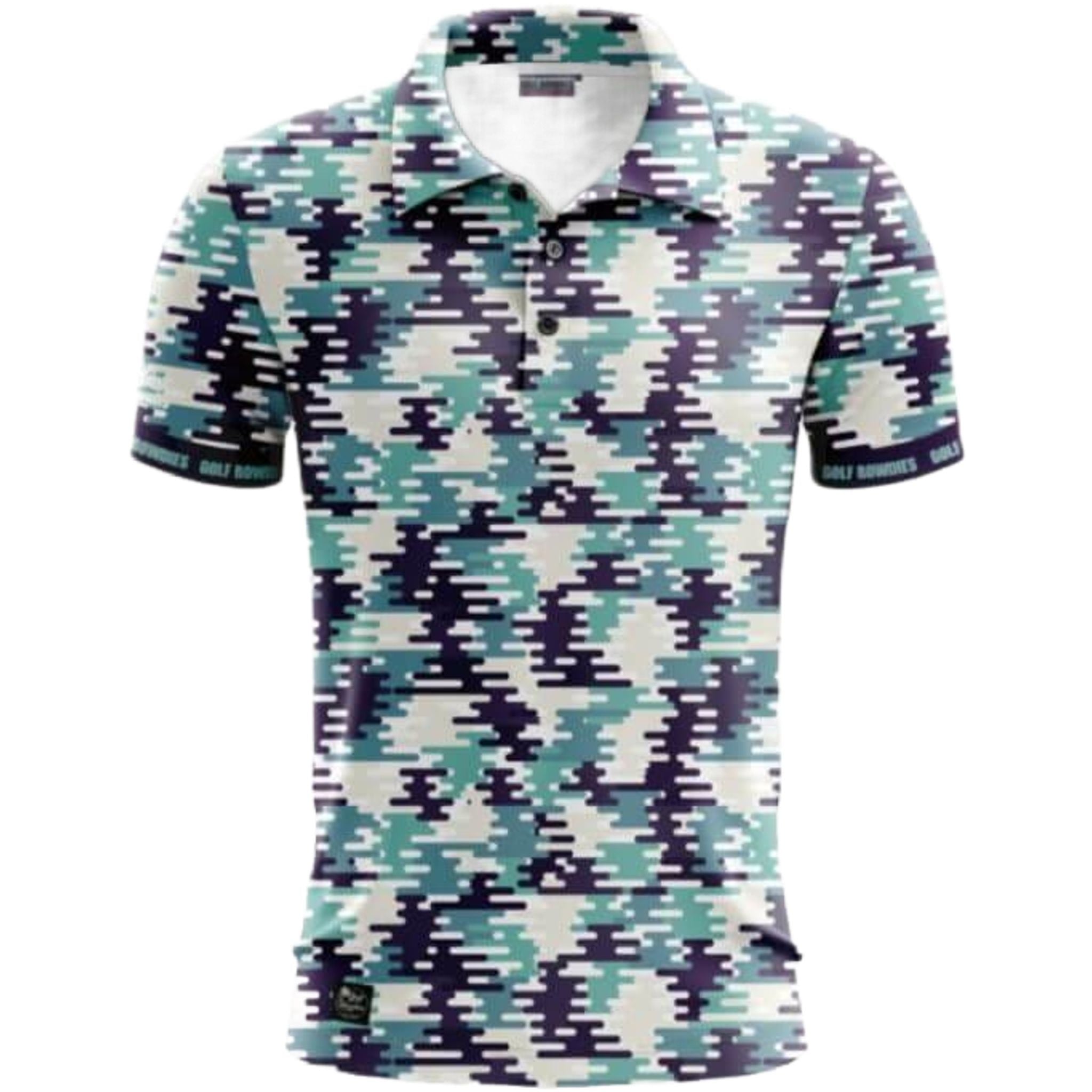 Golf Rowdies Camouflage Pixxel Polo Herren