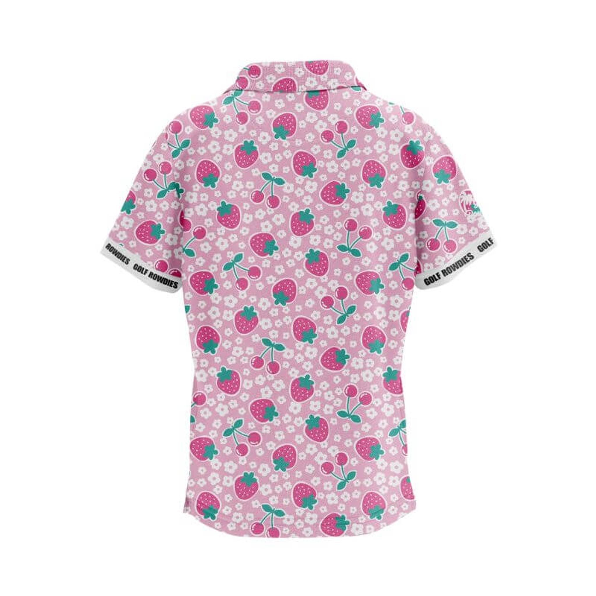 Golf Rowdies Strawberry Junior Polo