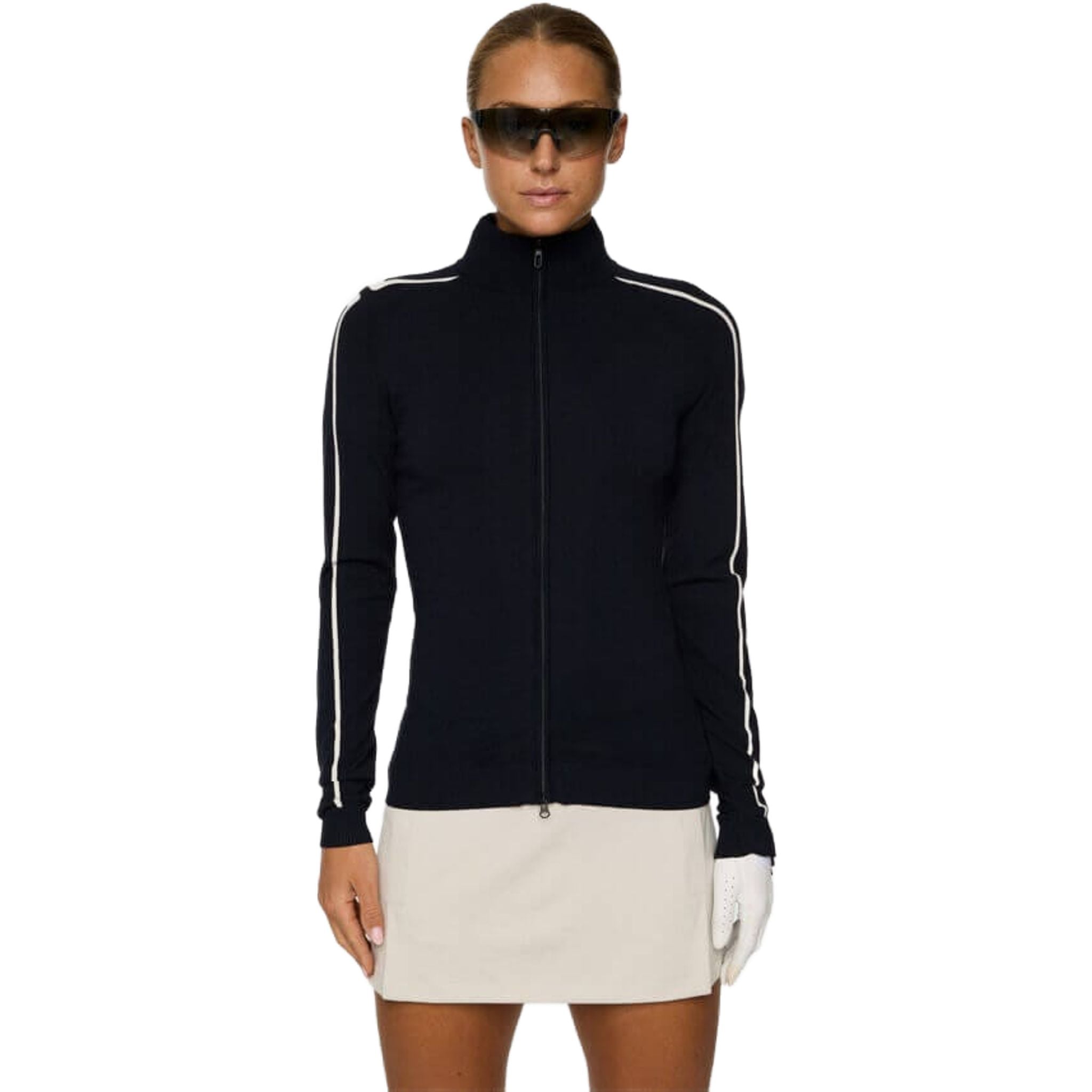 J. Lindeberg Aubree Knitted Zip Sweater Damen