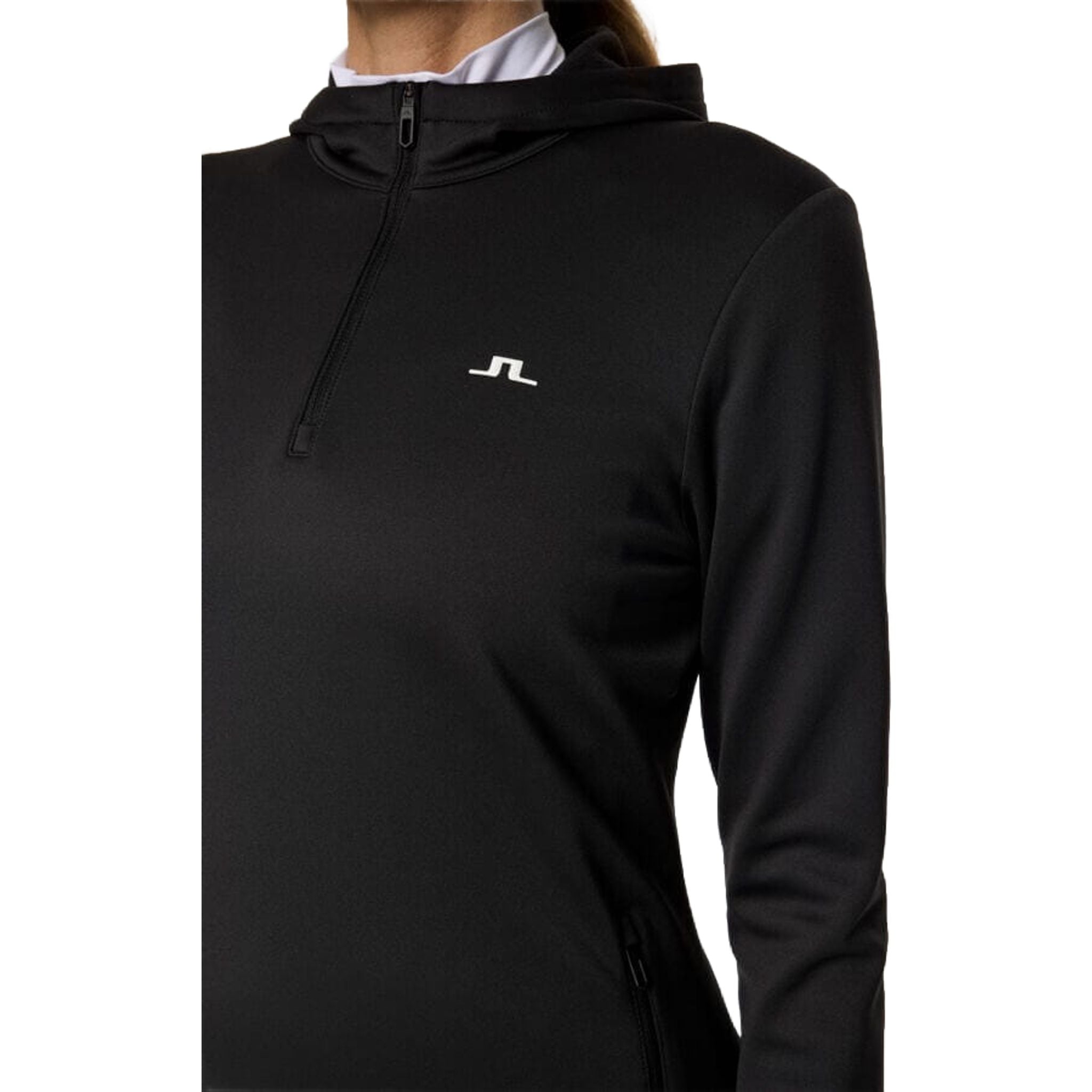 J. Lindeberg Aerialle Quarter Zip Kapuzenjacke Damen