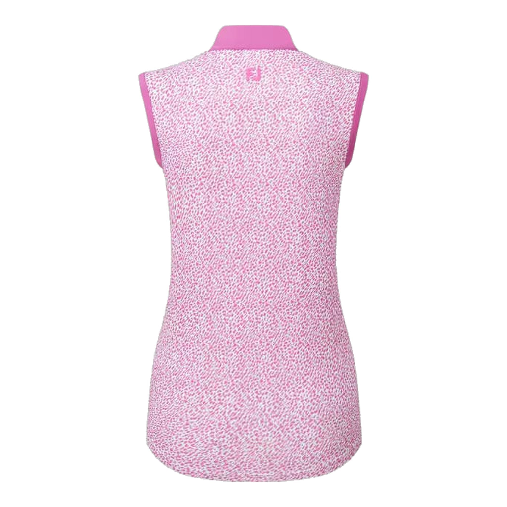 Footjoy Animal Print Sleeveless Lisle Polo