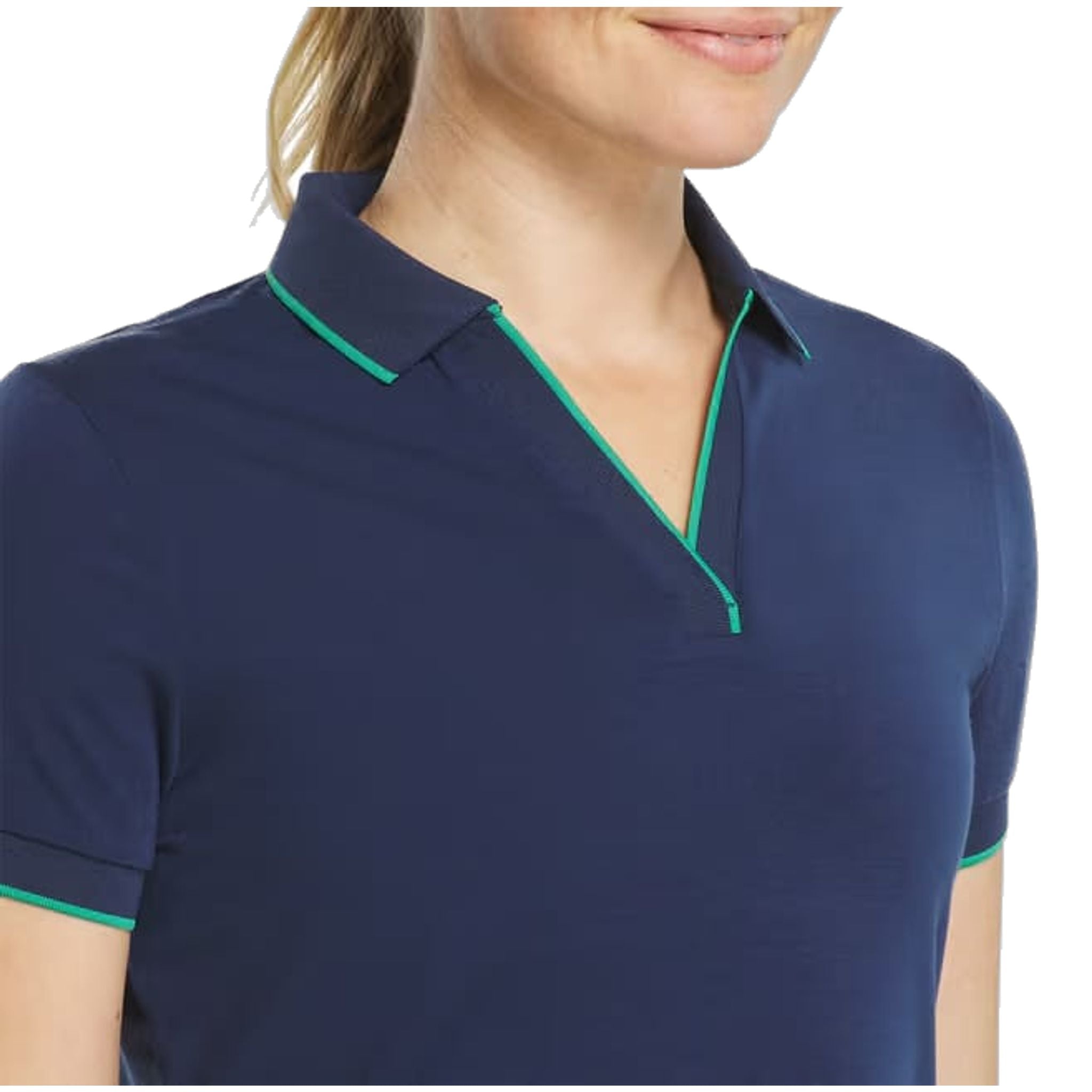 Footjoy Notch V Polo Damen