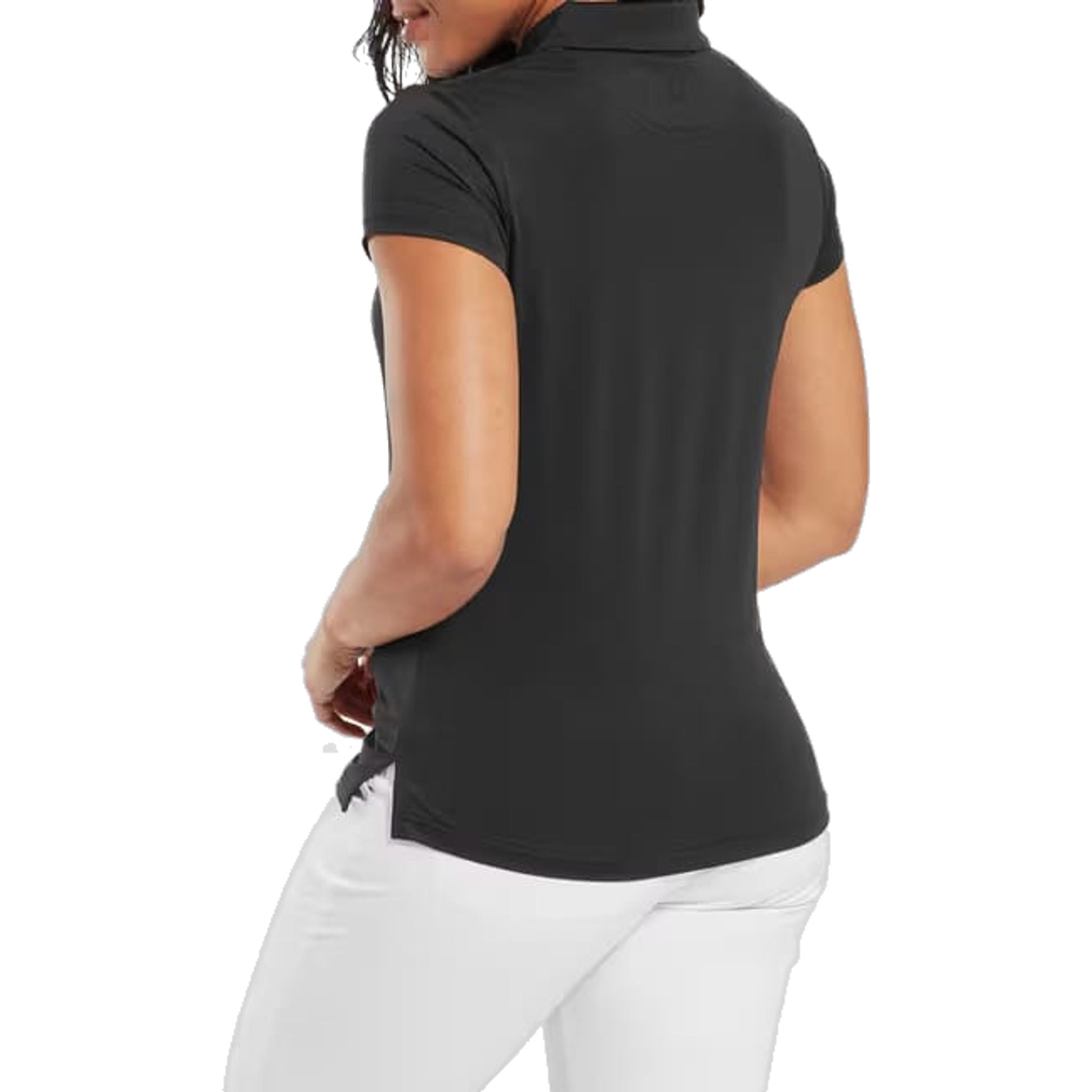 Footjoy Cap Sleeve Lisle Polo Damen