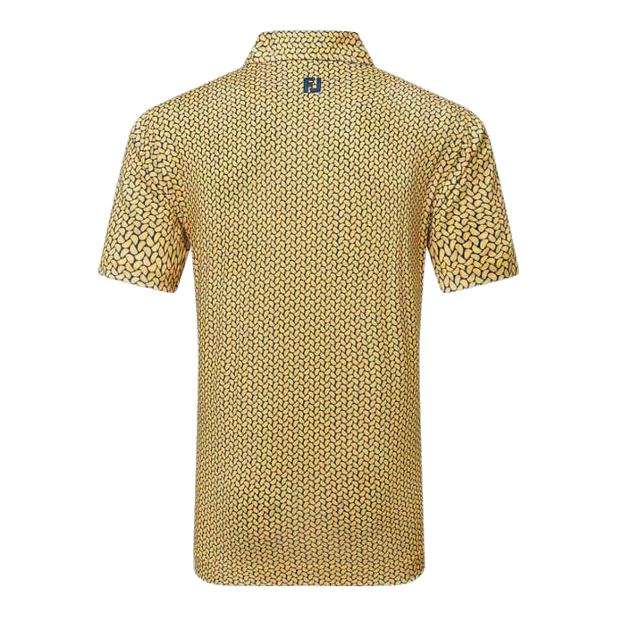Footjoy Citrus Print Lisle Polo Herren
