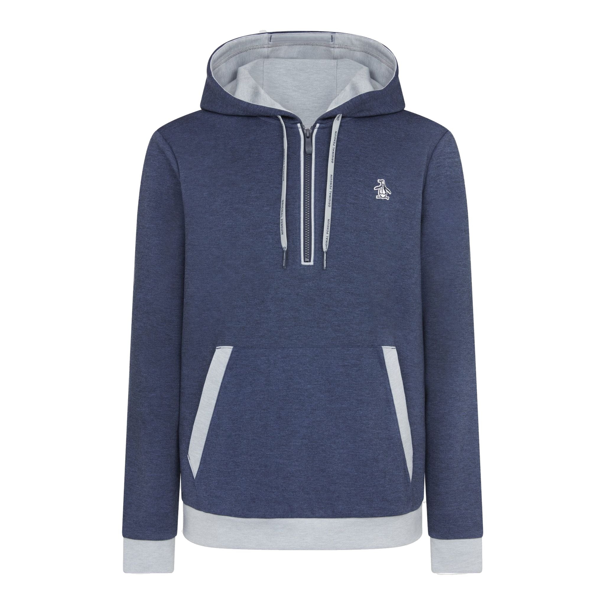 Original Penguin 1/4 Zip Colour Block Hoodie Herren