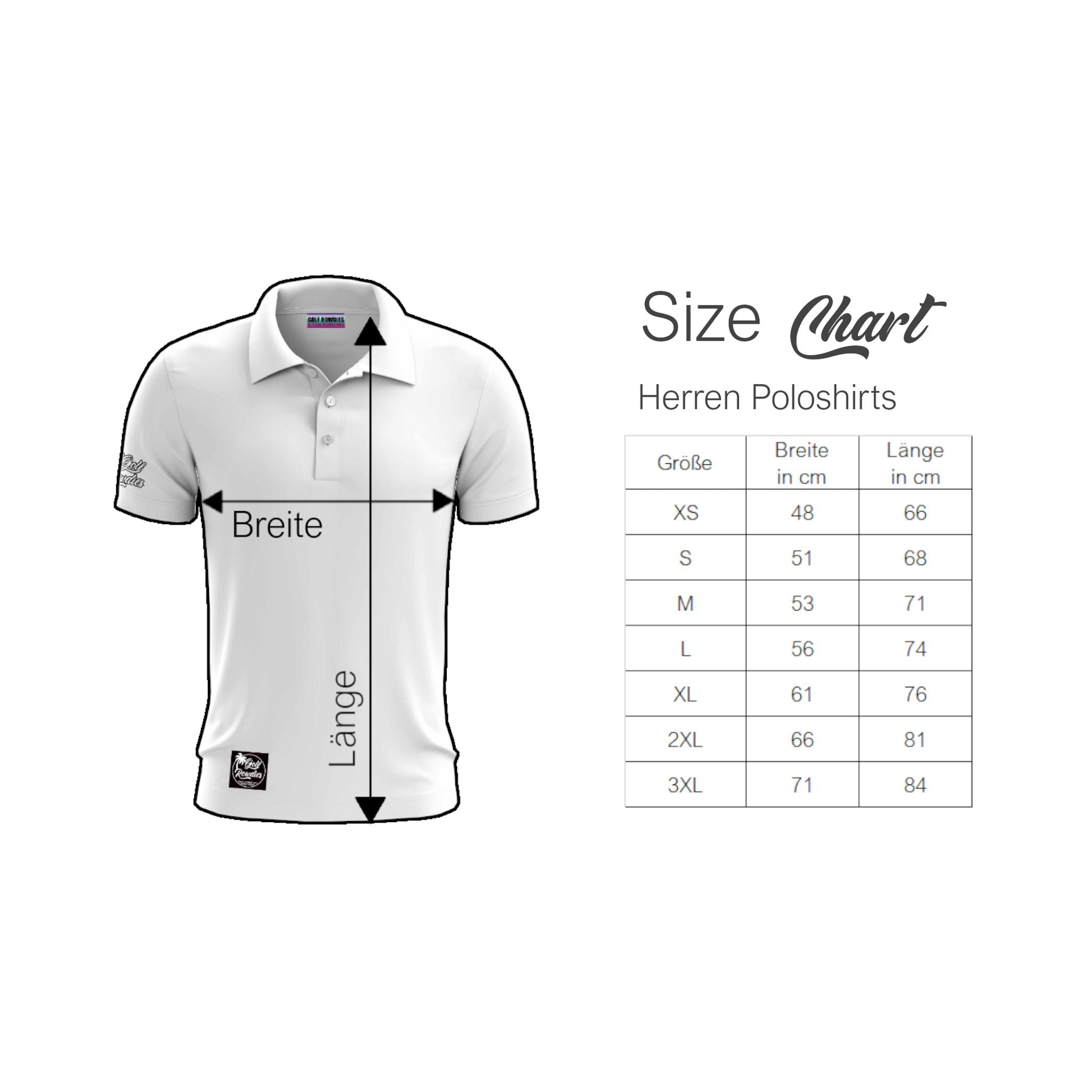 Golf Rowdies Skull Polo Herren