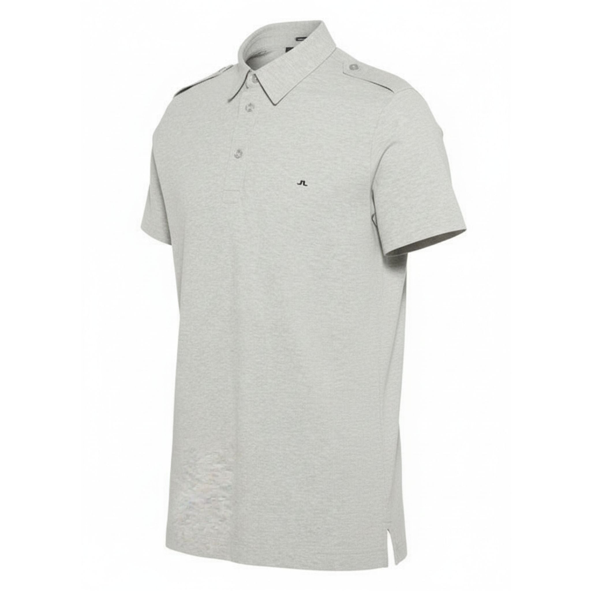 J. Lindeberg M Cliff JL Pique Stone Grey Melange S Herren