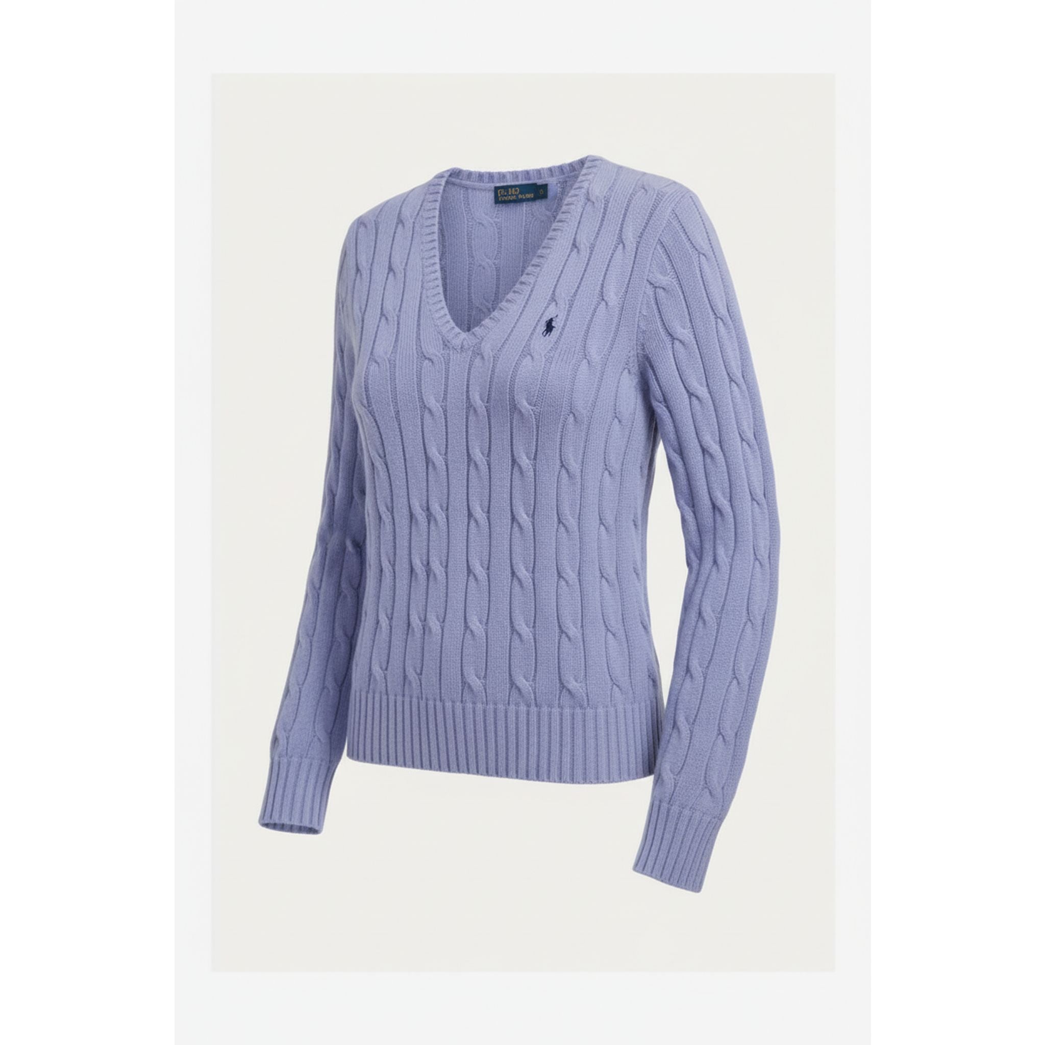 Ralph Lauren Vnecklong Sleeve Pullover Damen