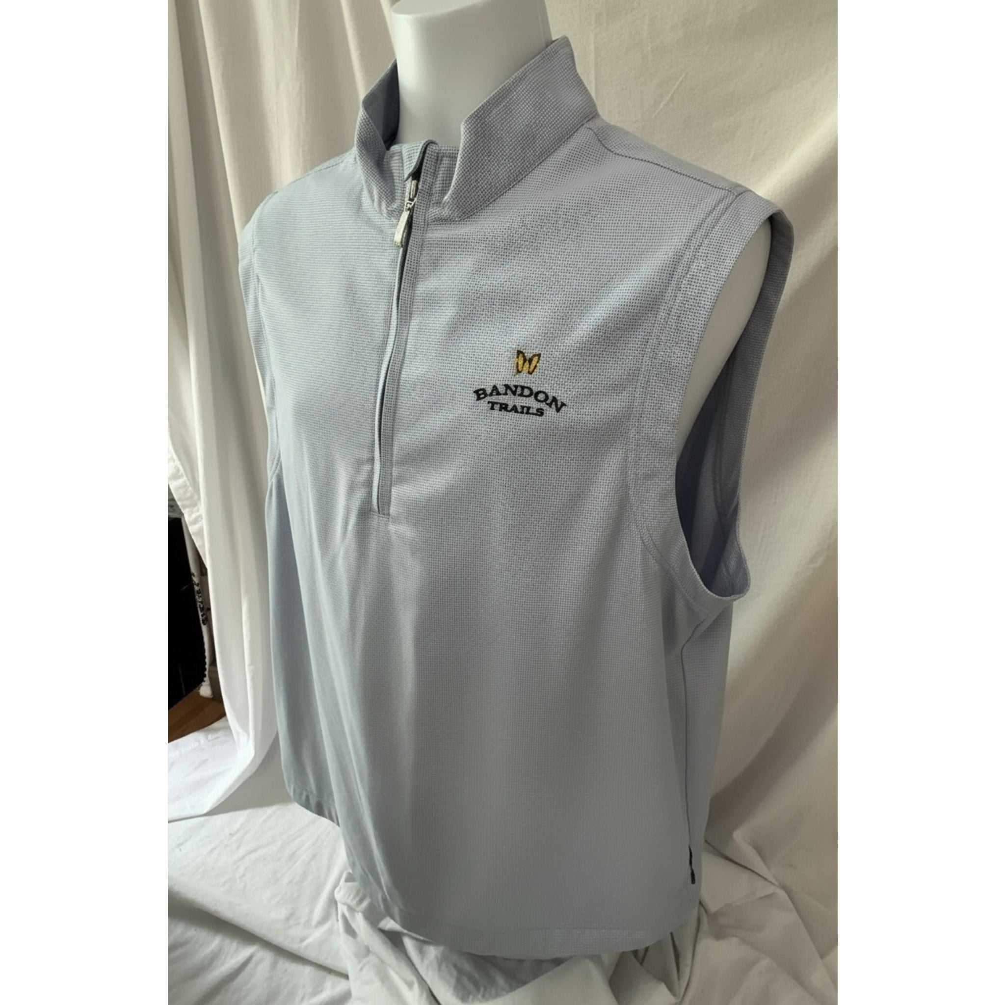 Ashworth Half Zip Gilet Herren Blau M Herren