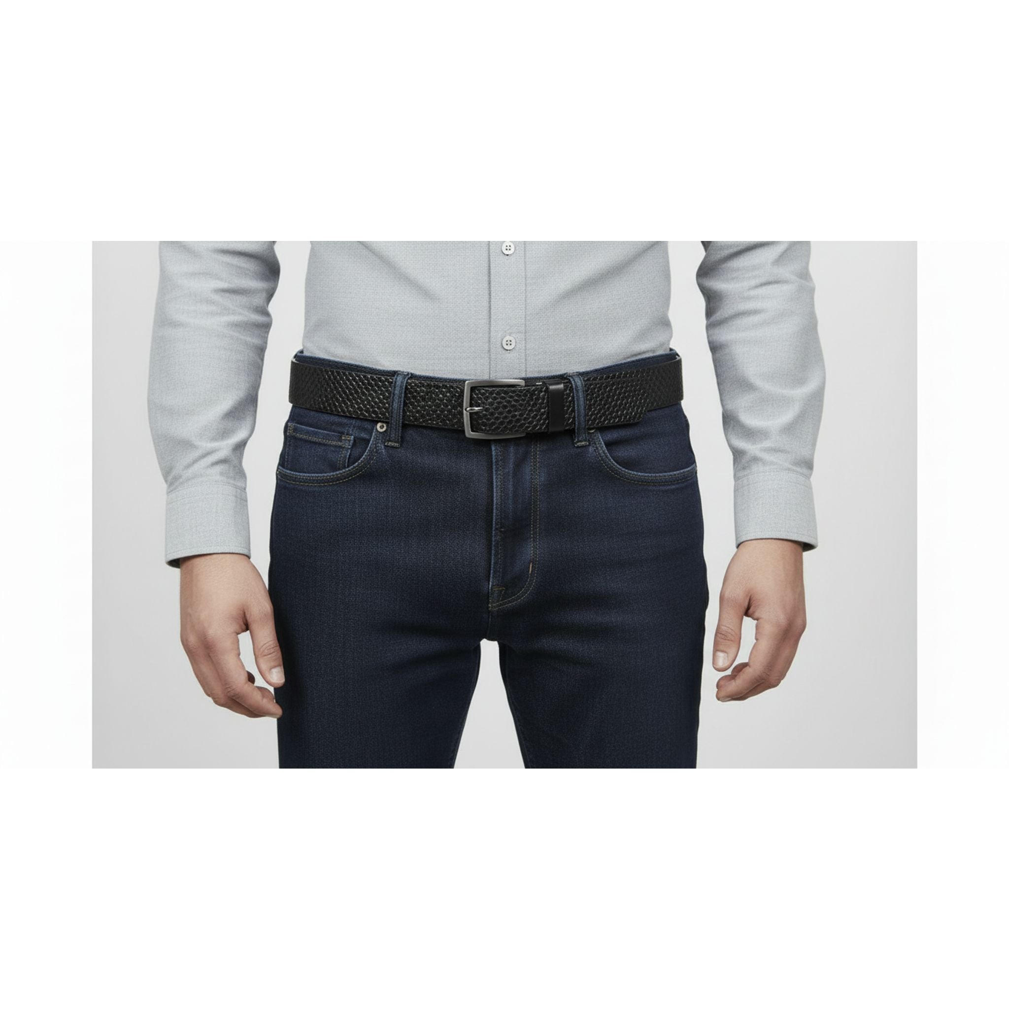 Alberto MUS 21 Gürtel Leder Mustergröße