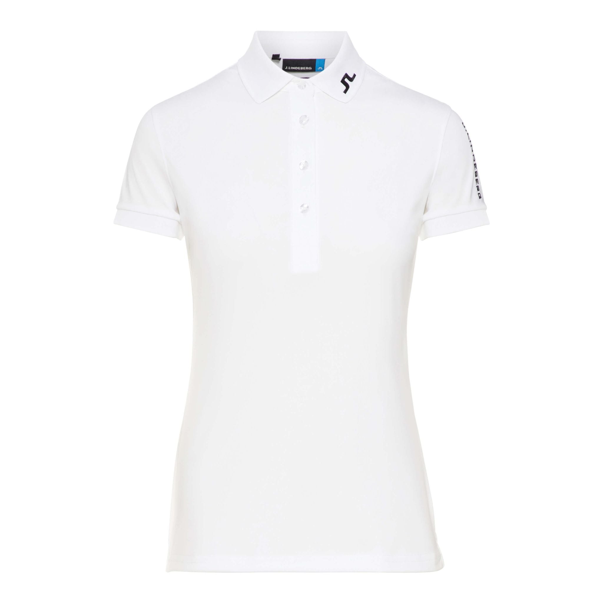 J. Lindeberg W Tour Tech slim TX Jersey Polo White Damen