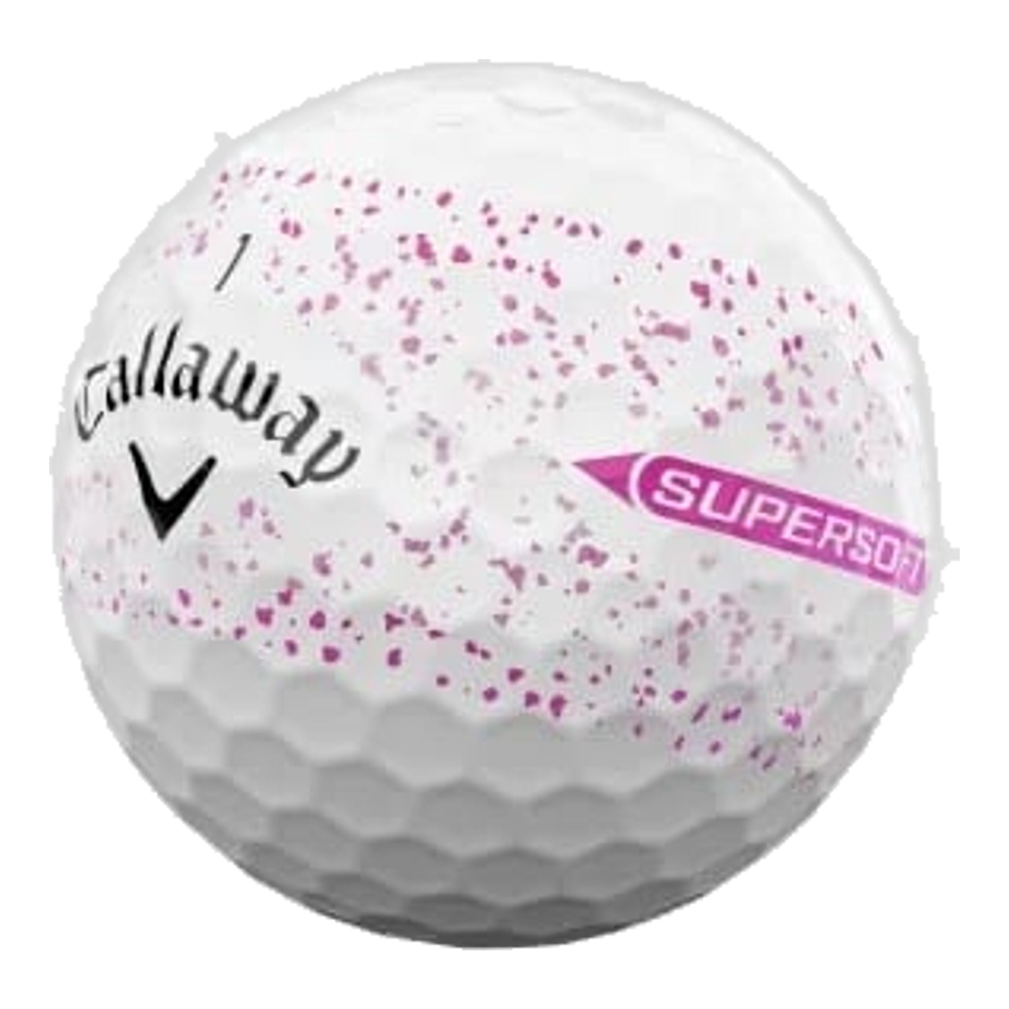 Žogice za golf Callaway Supersoft 25 Splatter