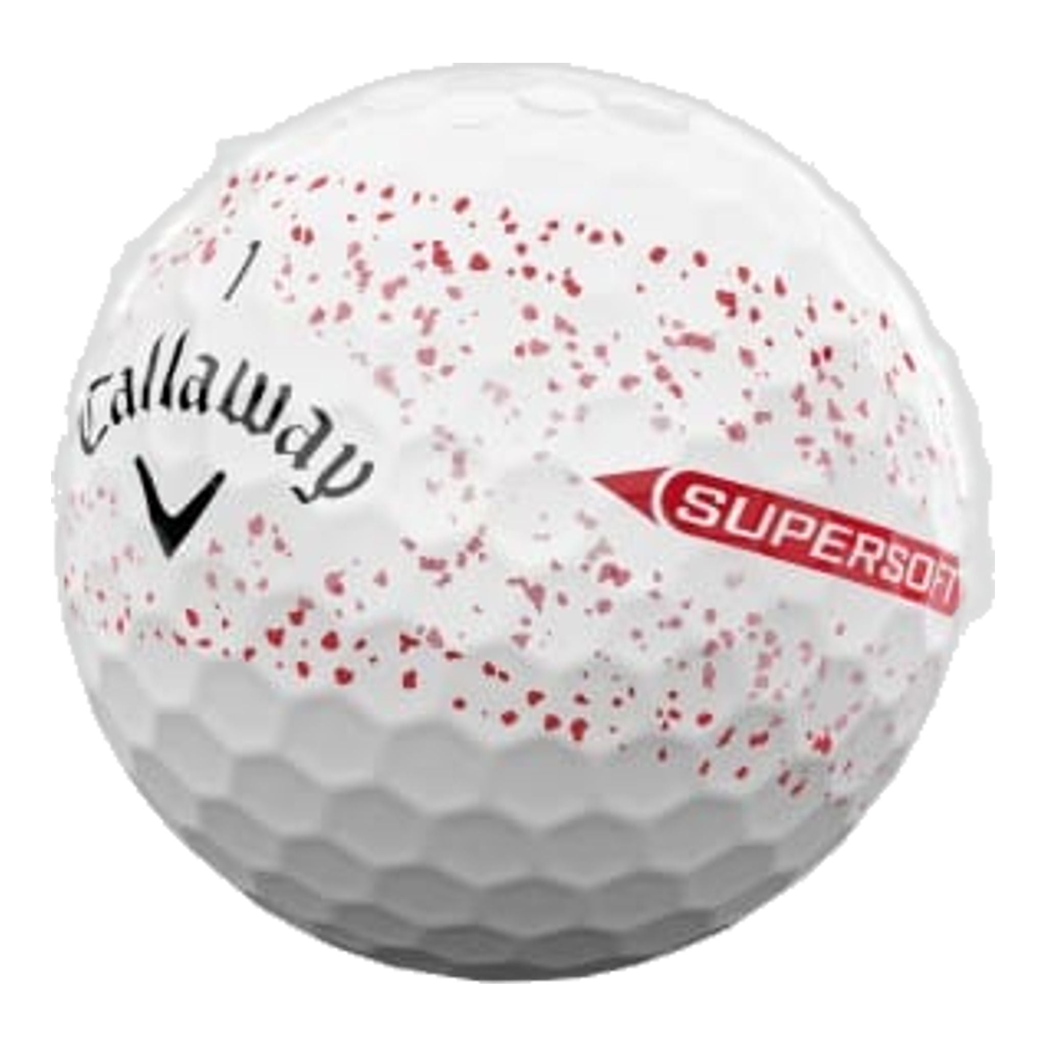 Žogice za golf Callaway Supersoft 25 Splatter
