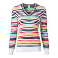 Daily Sports W Mathilde Pullover V-Neck Weiß Damen