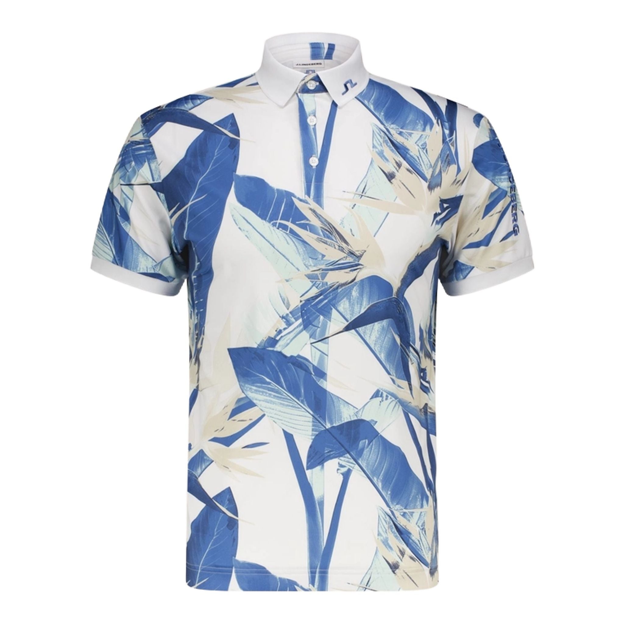 J. Lindeberg Tour Tech Print Polo Herren