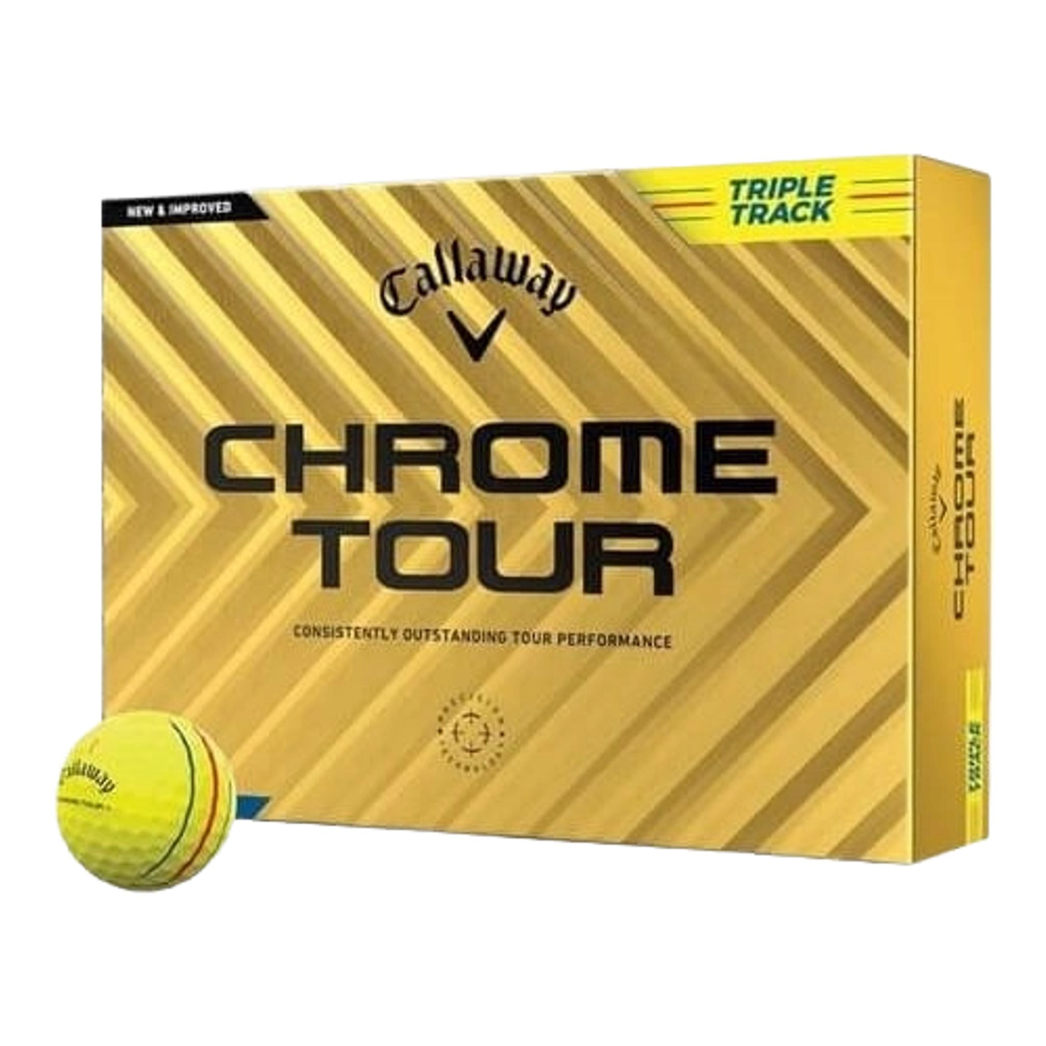 Žogice za golf Callaway Chrome Soft Tour Triple Track (2024)
