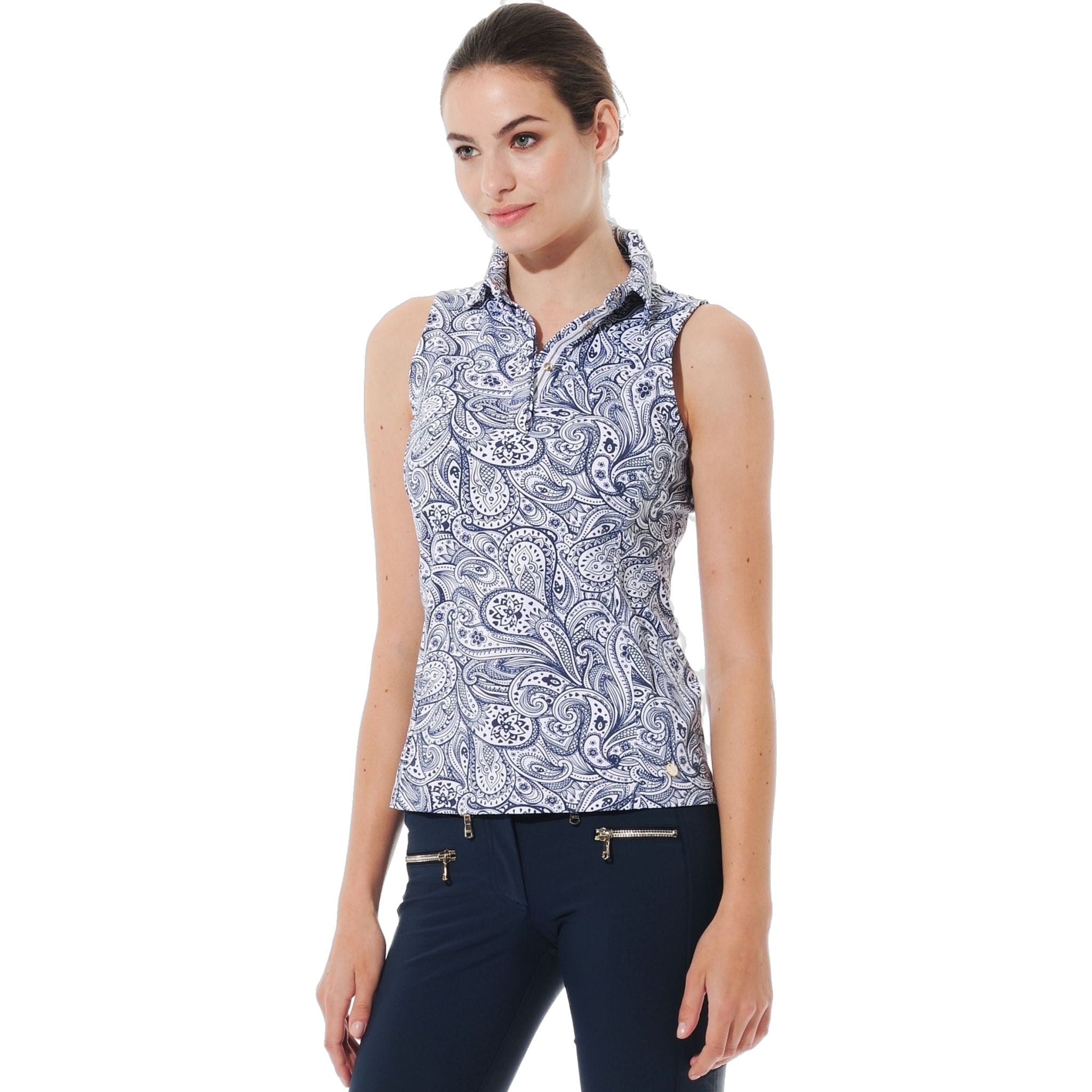 MDC Sportswear Ženske polo hlače Meryl Print Paisley