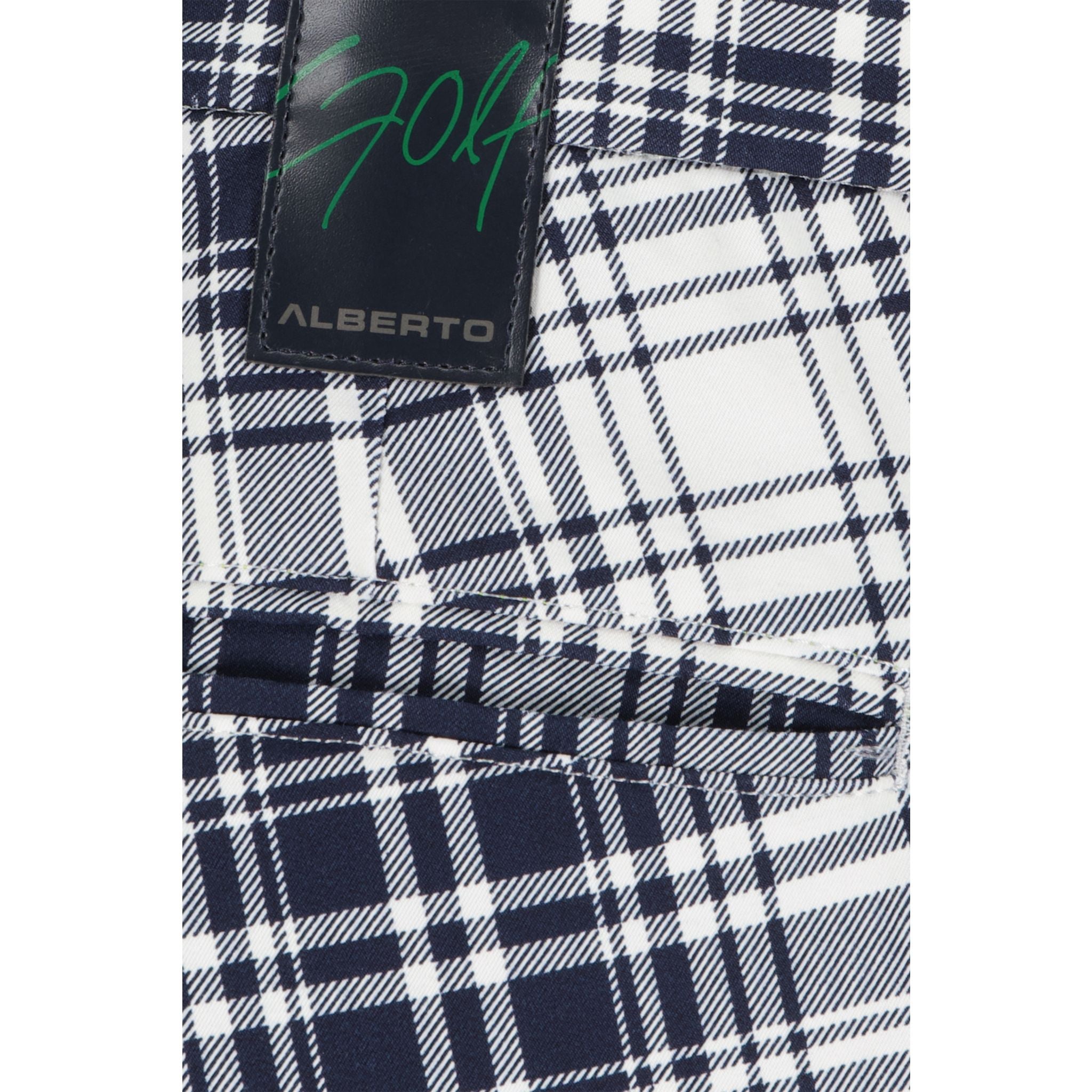 Alberto Ian Check Golfhose Herren