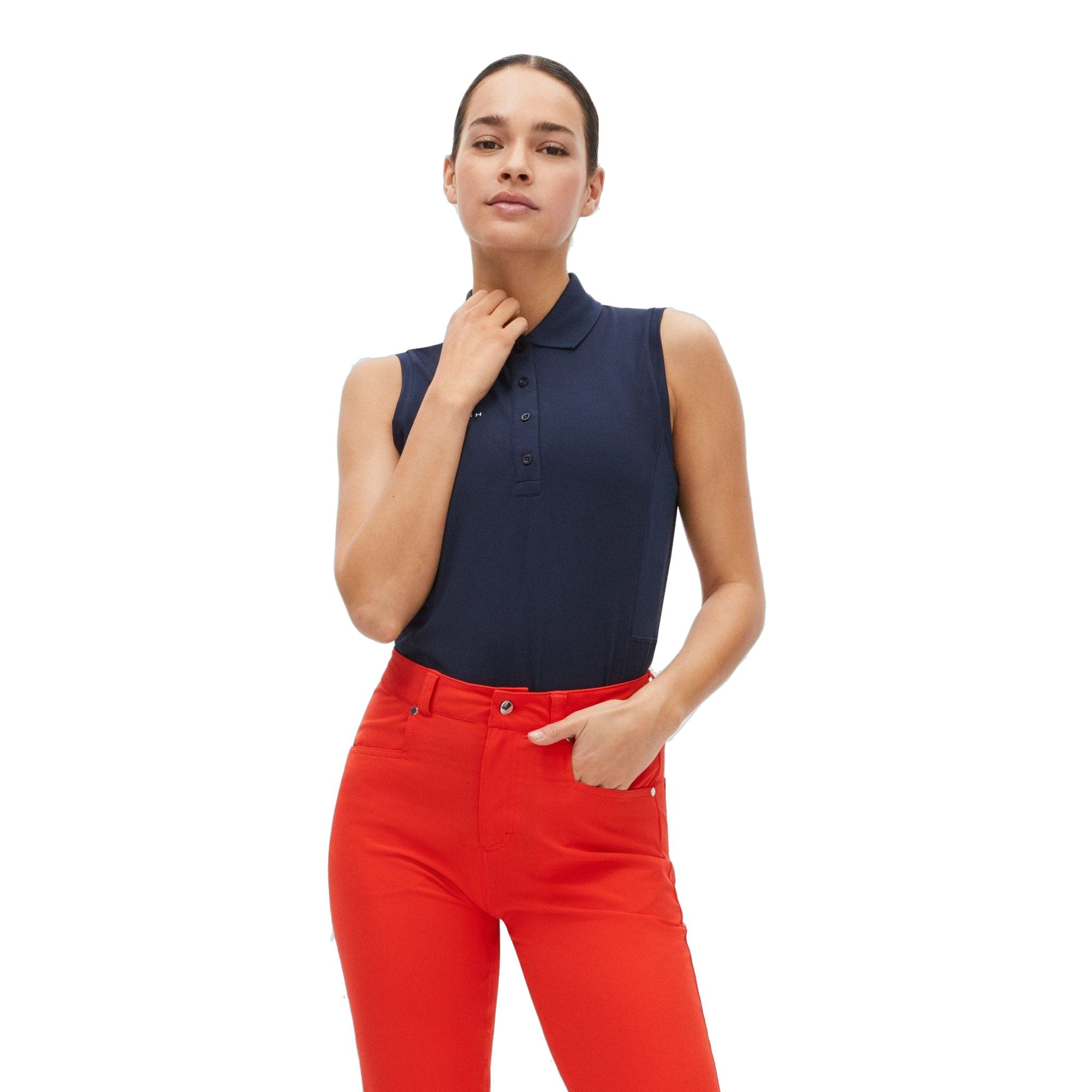 Ženska polo majica brez rokavov Röhnisch Nicky