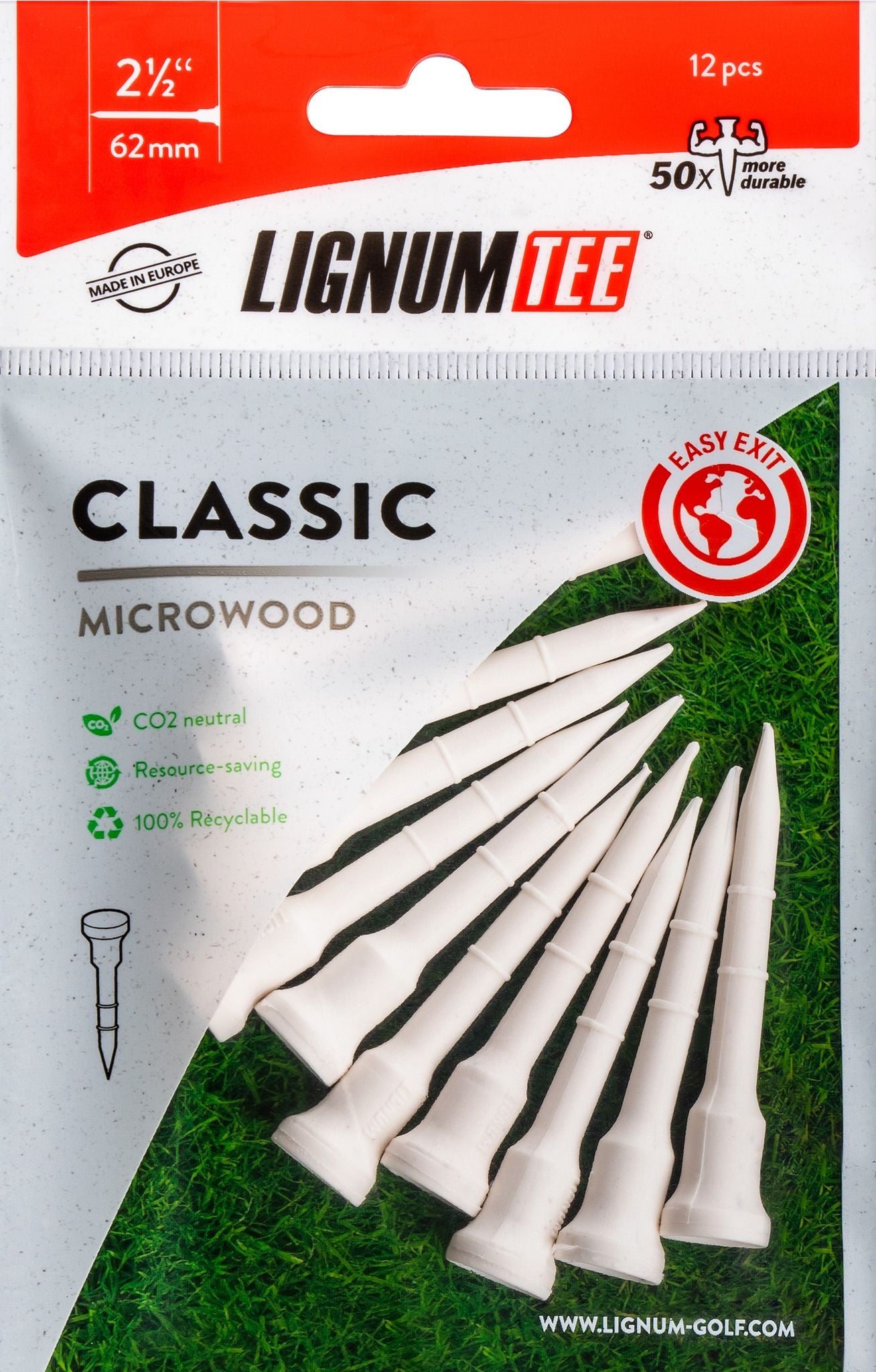 Lignum Classic 62mm tees