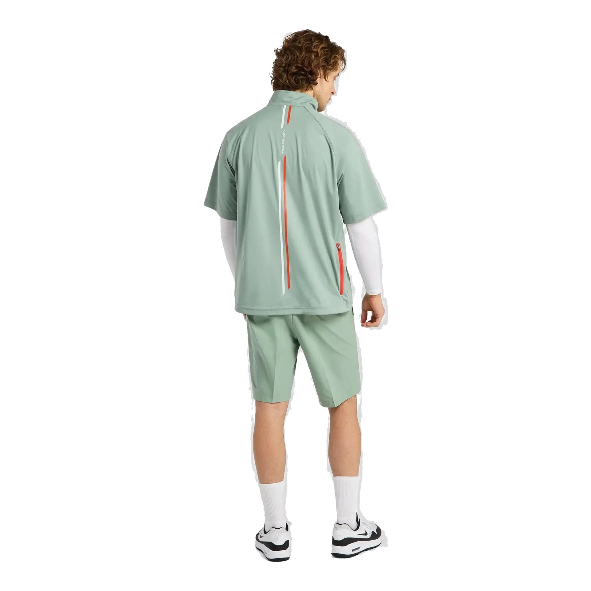 Moški vetrovni pulover s kratkimi rokavi Cross Sportswear