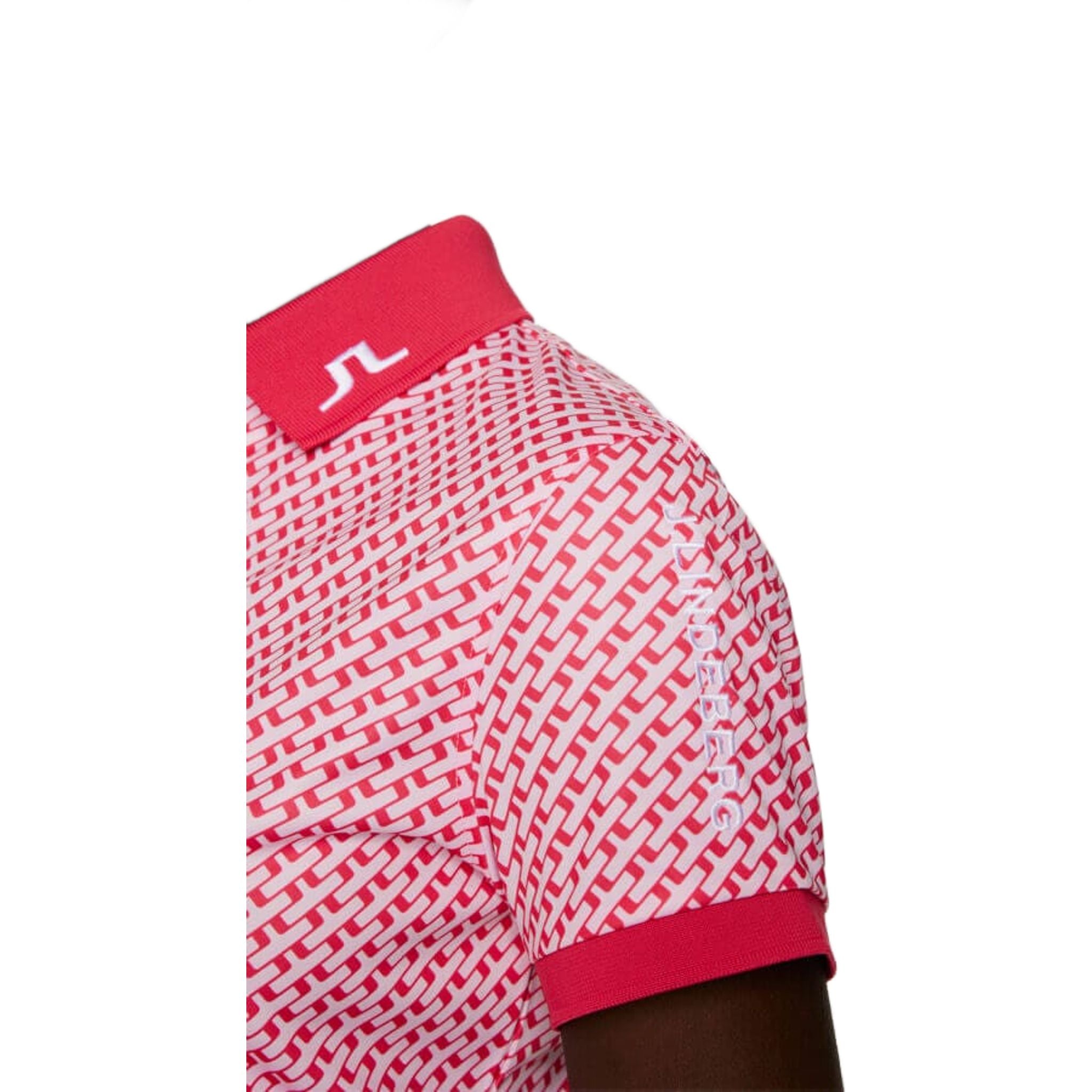 J. Lindeberg Tour Tech Print Polo Damen