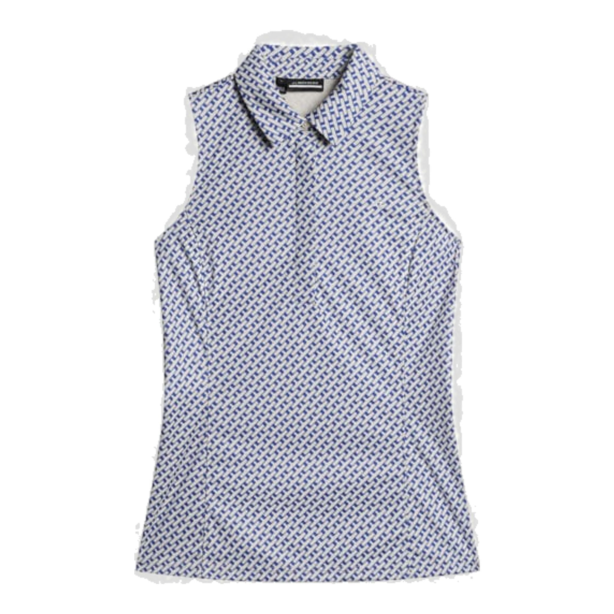 Ženska majica brez rokavov z dena potiskom J. Lindeberg