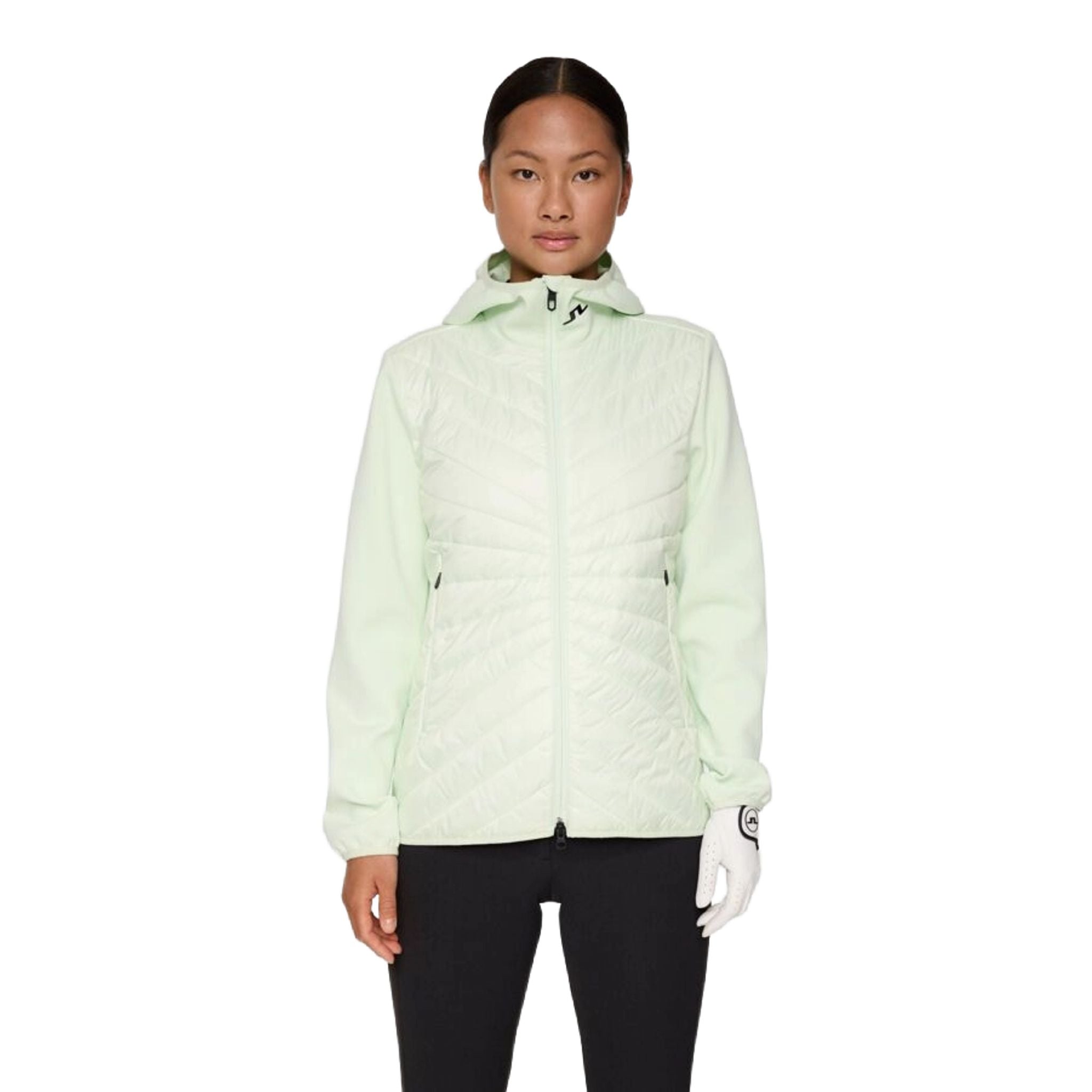 J. Lindeberg Madde Quilt Hybrid Kapuzenjacke Damen