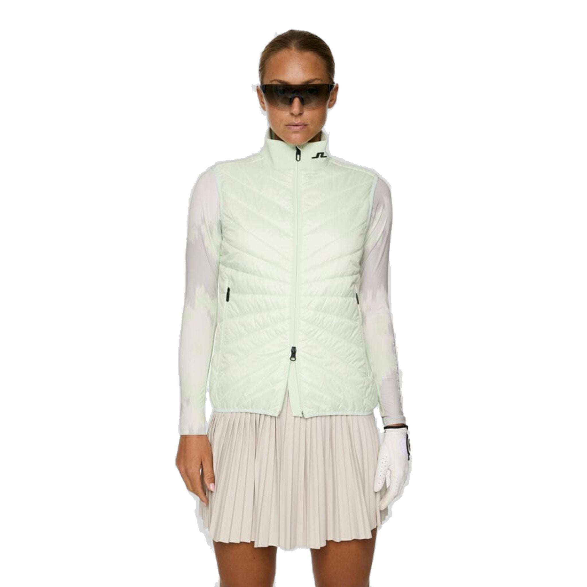 J. Lindeberg Madde Quilt Hybrid Vest Women