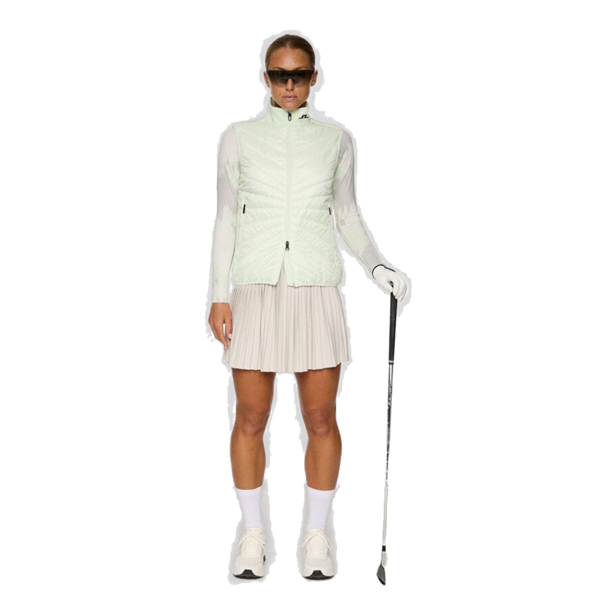 J. Lindeberg Madde Quilt Hybrid Vest Women