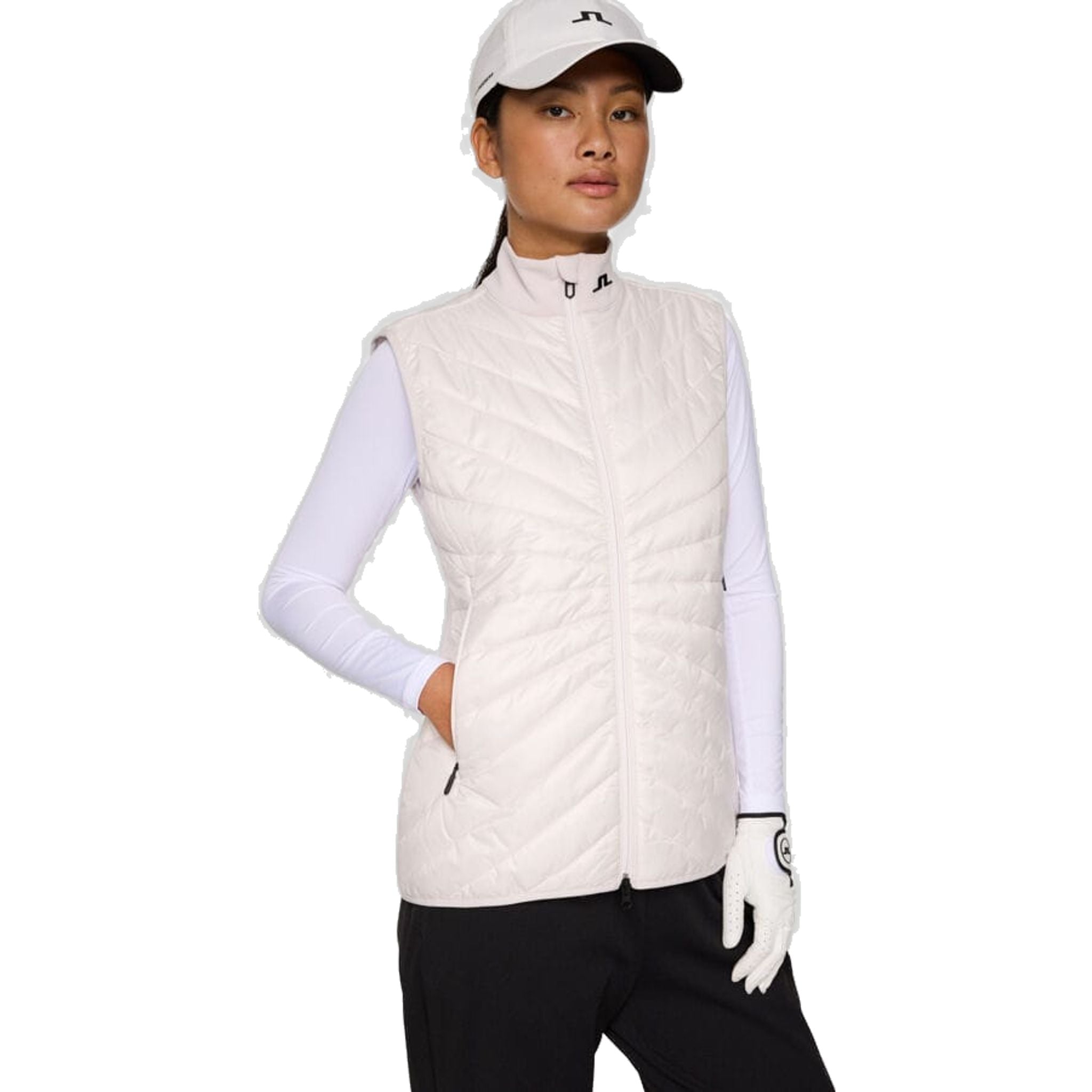 J. Lindeberg Madde Quilt Hybrid Vest Women