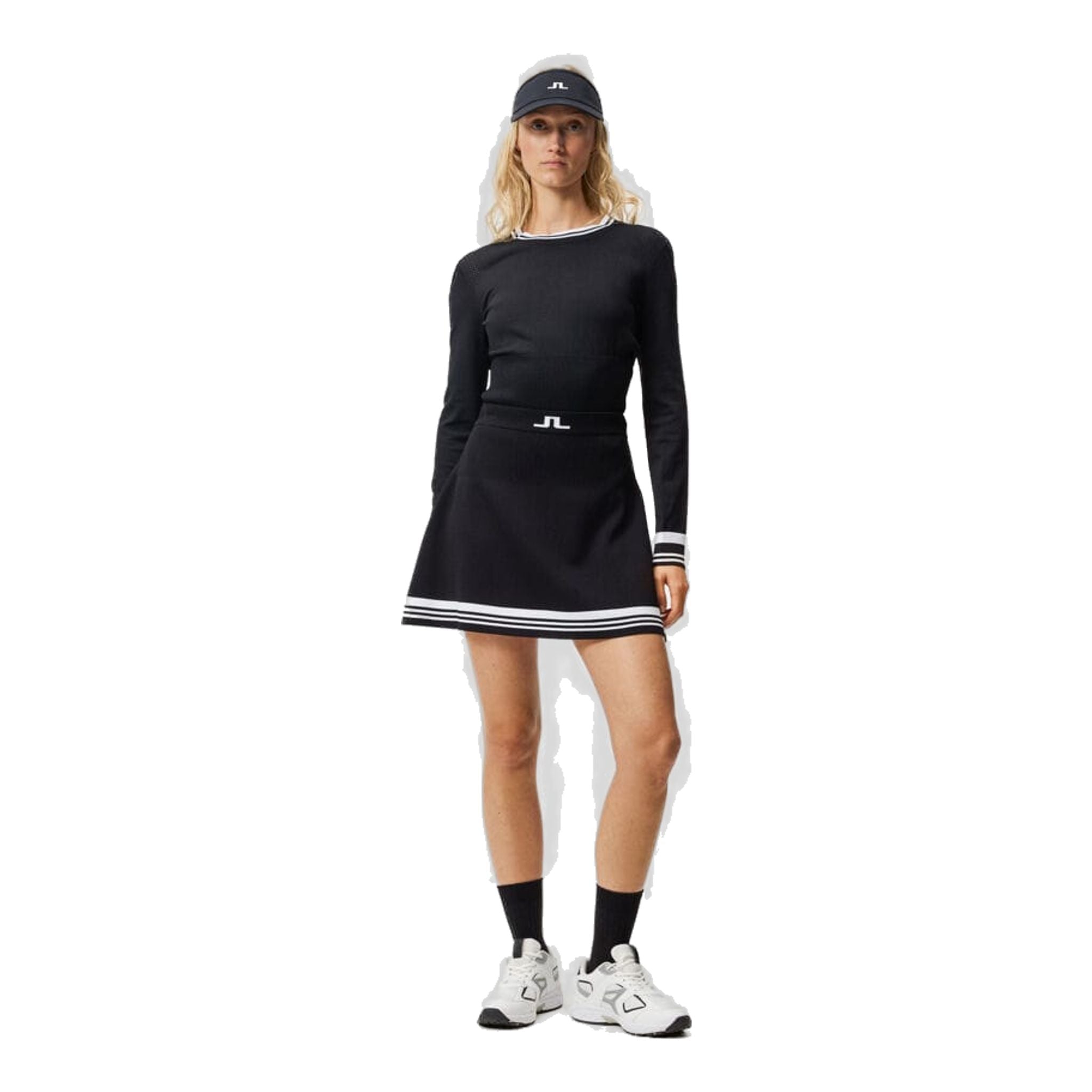 J. Lindeberg Frida Stripe Knitted Skort Damen