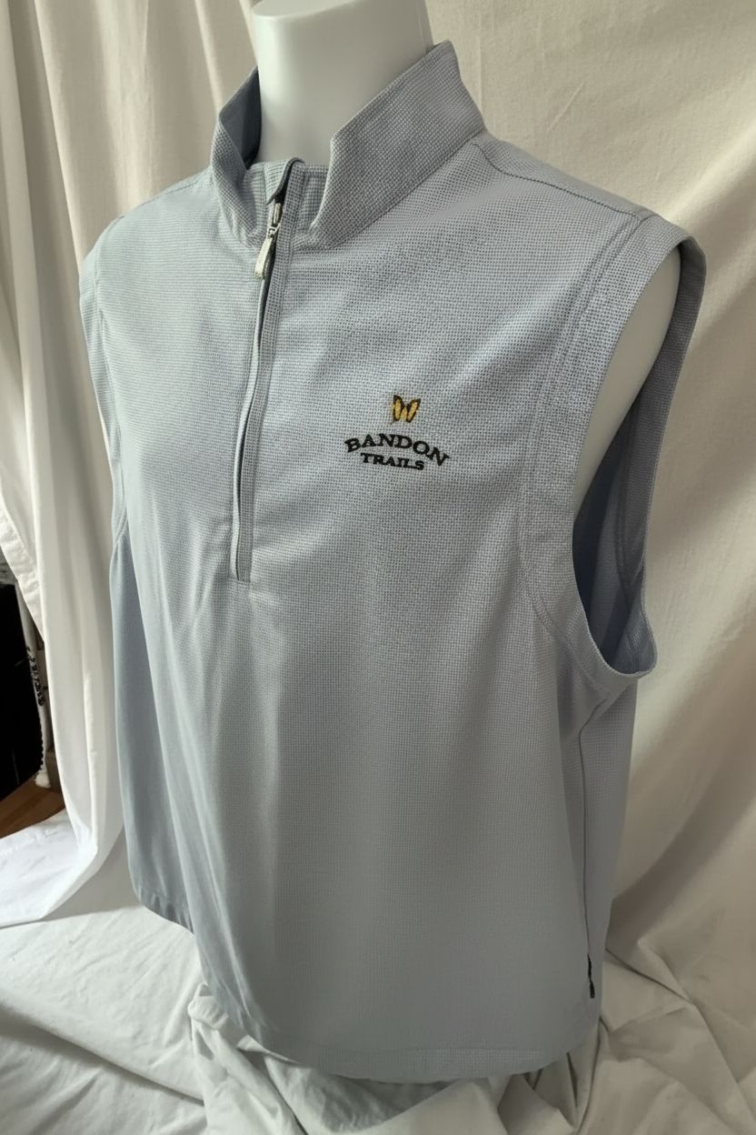 Moške majice s pol zadrgo Ashworth, modra M, moške