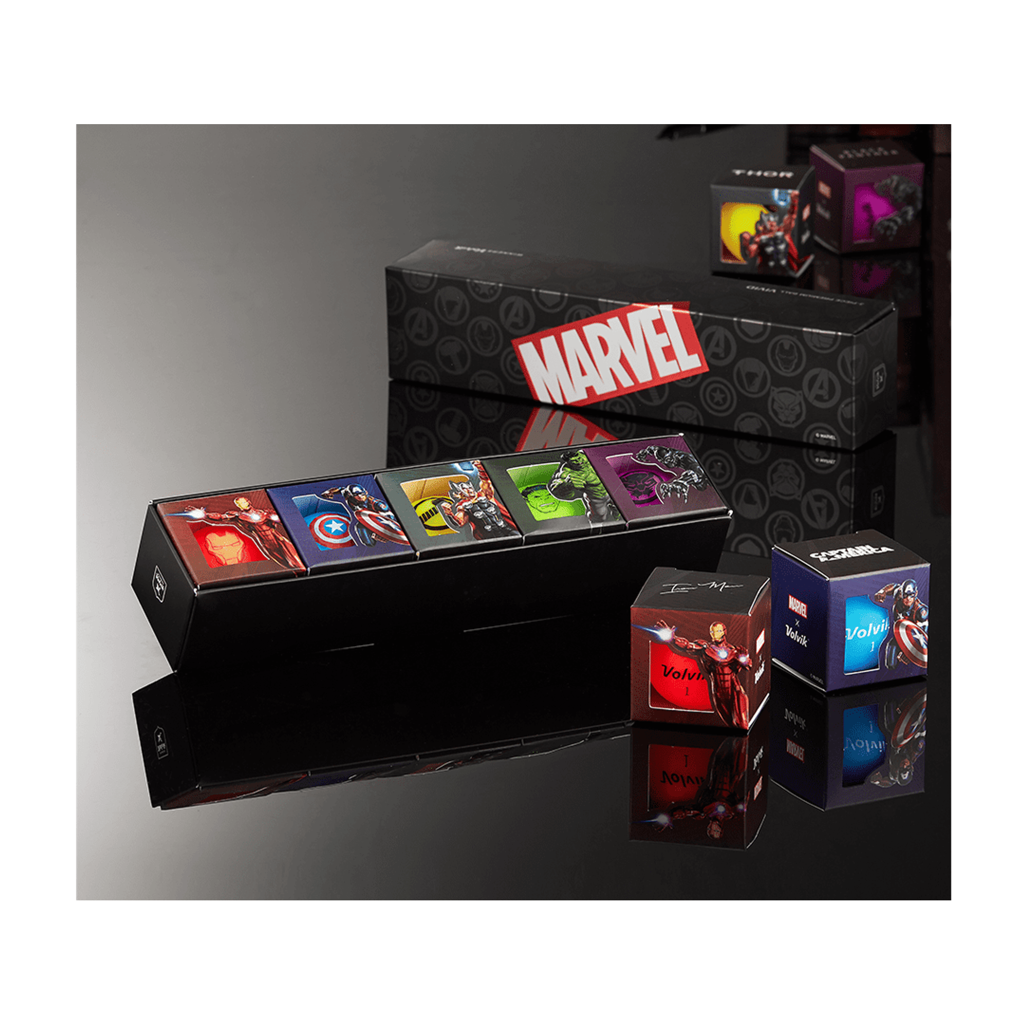 Volvik Marvel 5 Character Box