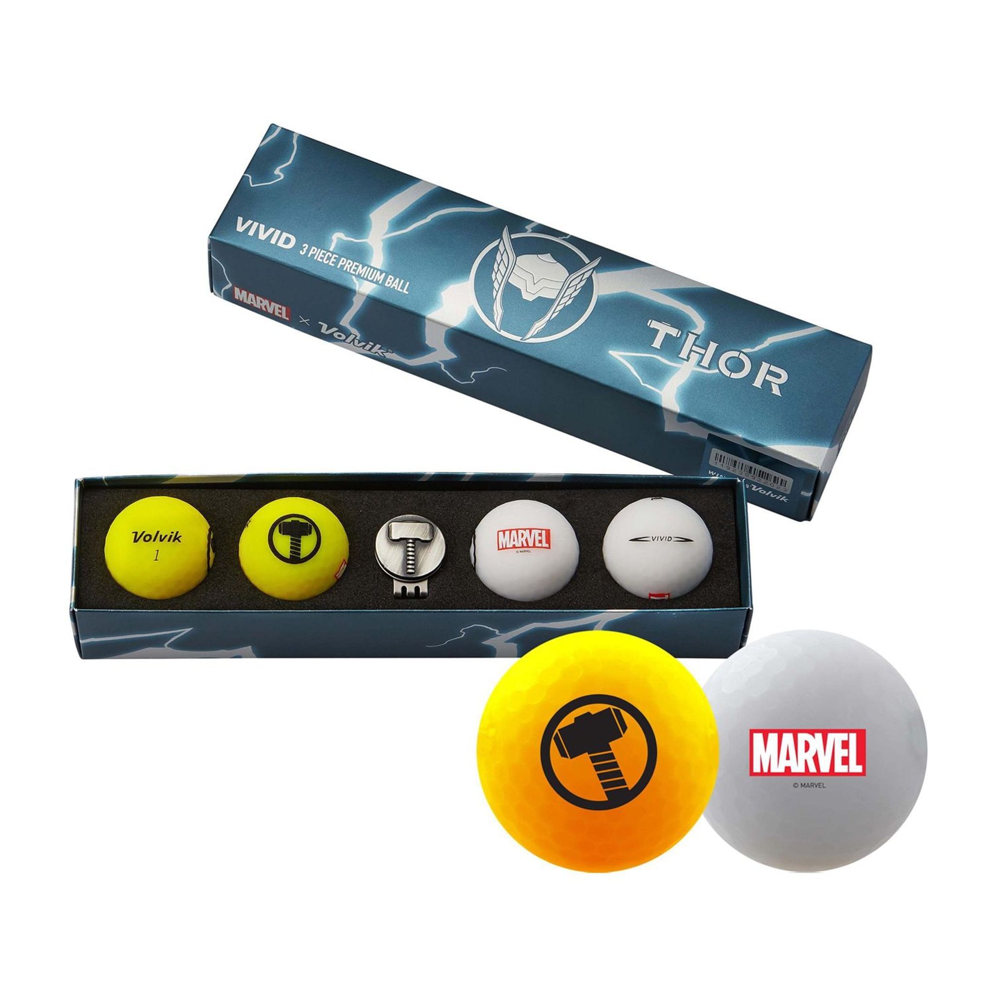 Volvik Marvel [4Bälle+Marker) Thor