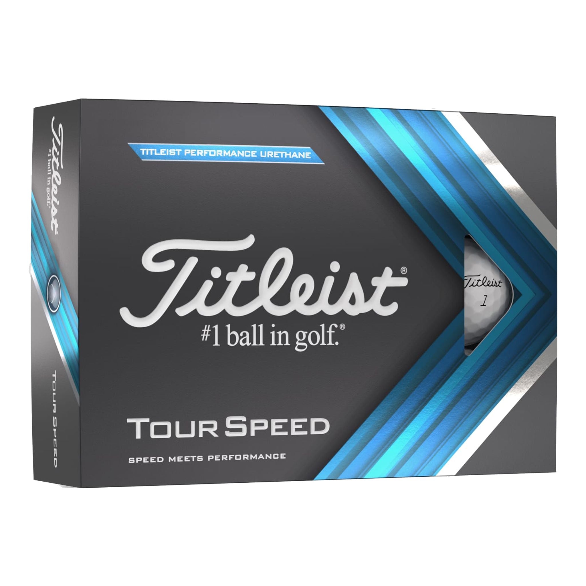 Titleist Tour Speed 2022 12 Golfbälle Gelb
