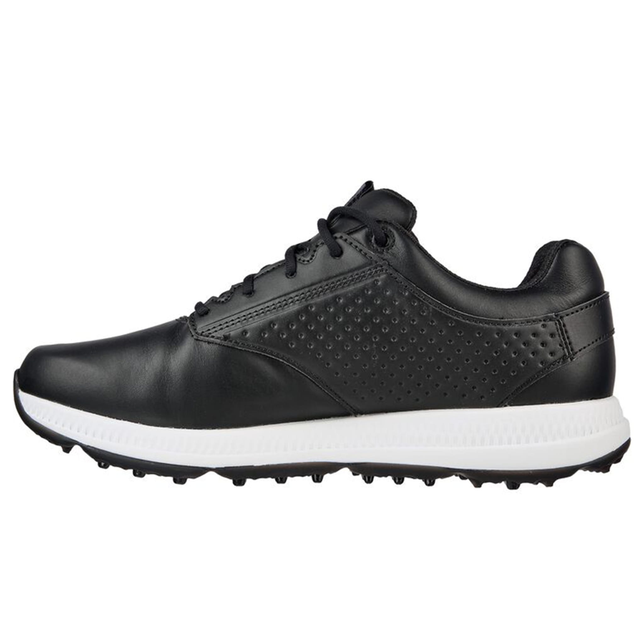 Skechers M GO GOLF ELITE 5 - LEGEND Black Leather/White Tri Herren