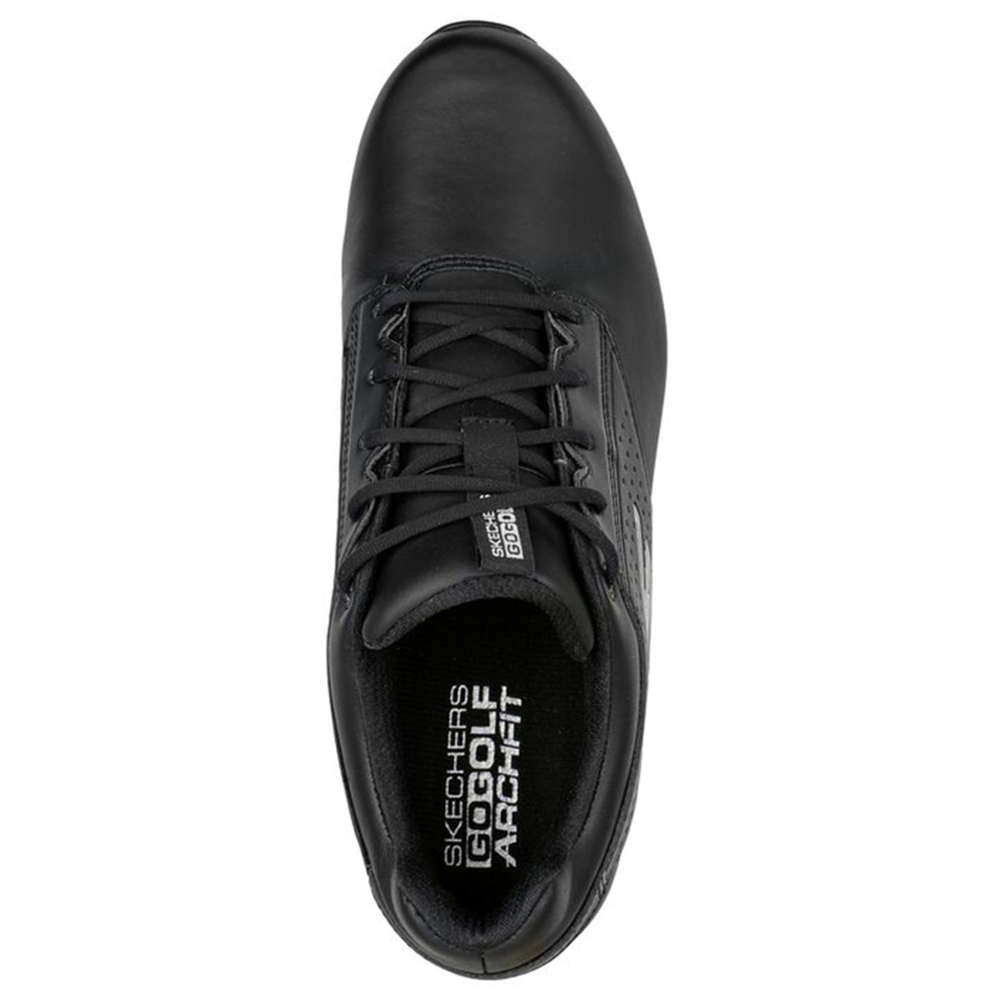 Skechers M GO GOLF ELITE 5 - LEGEND Black Leather/White Tri Herren