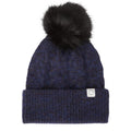 Röhnisch Pom Braid Beanie Navy Damen Damen