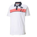 Puma M Cloudspun Hana SS Polo Bright White Herren