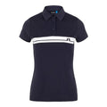 J. Lindeberg W Orla-TX Jersey Recycled Polo Jl Navy Damen