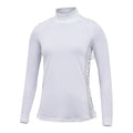 J. Lindeberg W Layer Zadie Soft Compression Top Langarm Weiß Damen