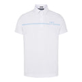 J. Lindeberg M Clay Regular Fit SS Polo White Herren