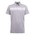 J. Lindeberg M Clark Regular Fit Golf Polo Micro Chip Melange Herren
