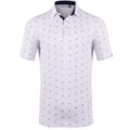 Kjus M Golfer Polo SS Weiß/Dunkel/Dusk Herren