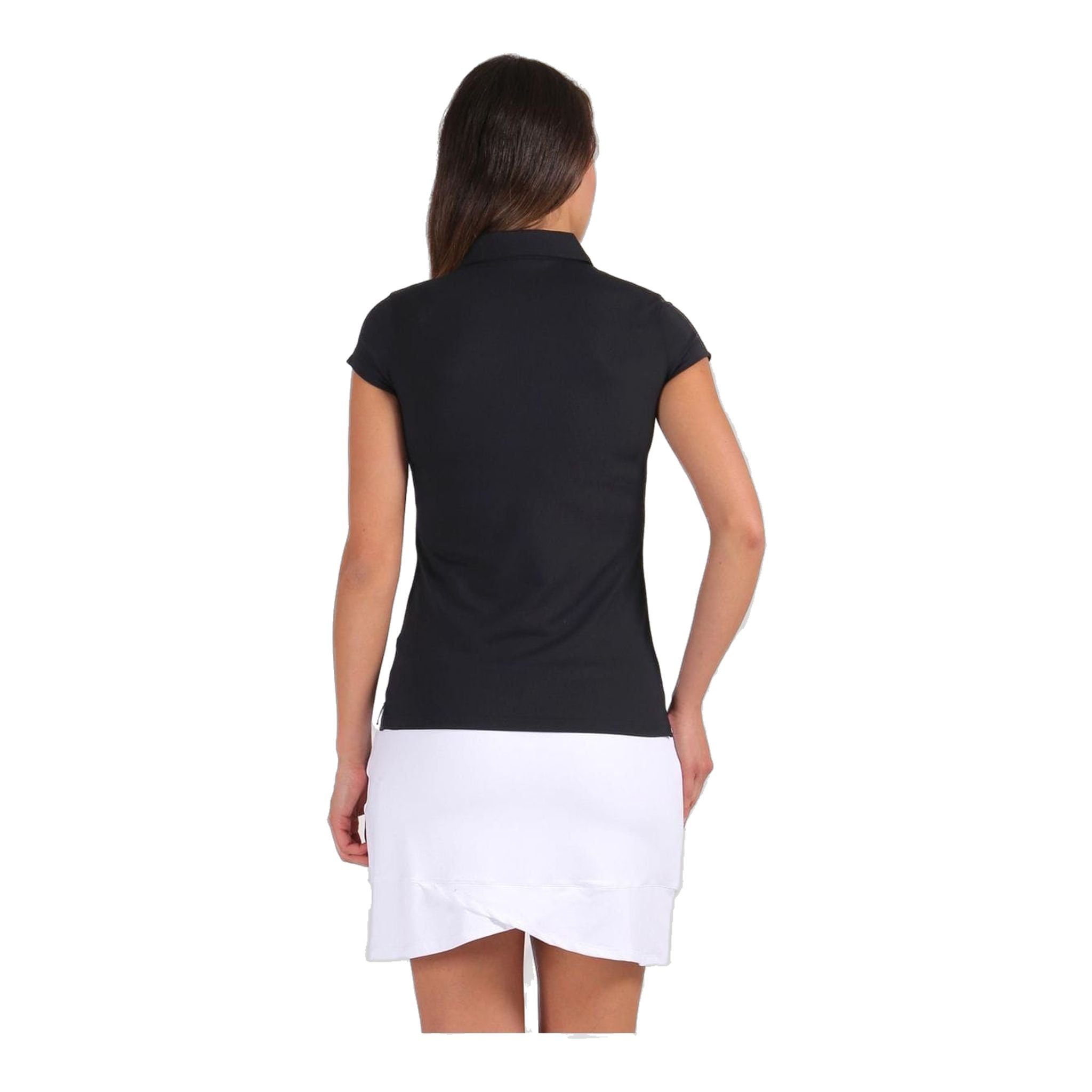 Chervo W Affen SS Polo Schwarz Damen